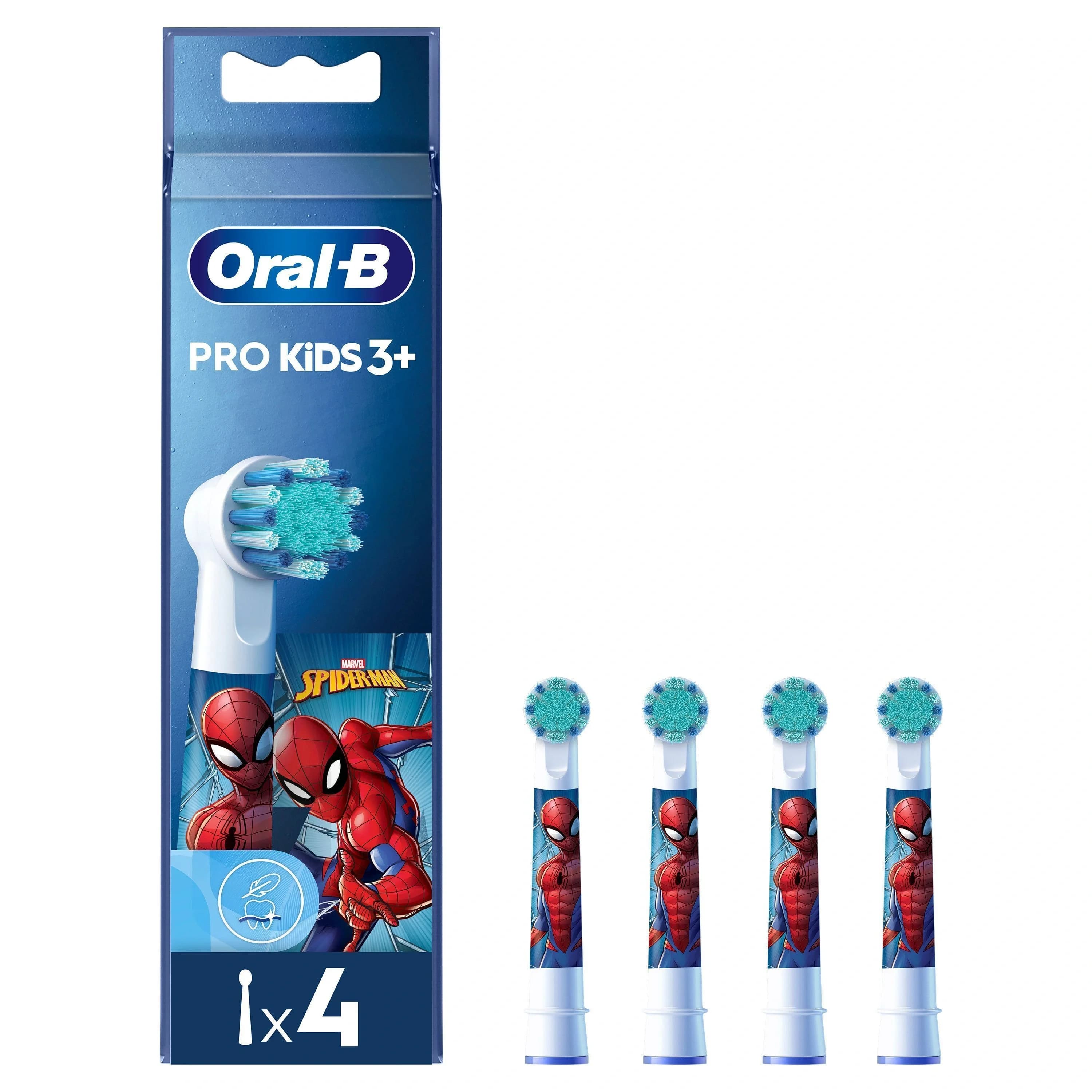 Oral-B Pro Kids Borsthuvuden Spiderman 4 st från Oral-B – köp hos Apotek Hjärtat