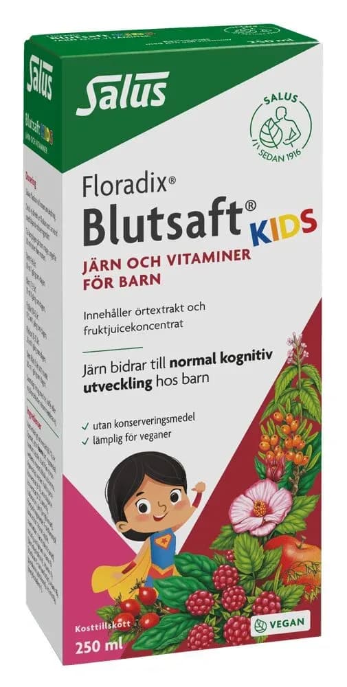 Blutsaft Kids 4-12 år 250 ml från Blutsaft – köp hos Apotek Hjärtat