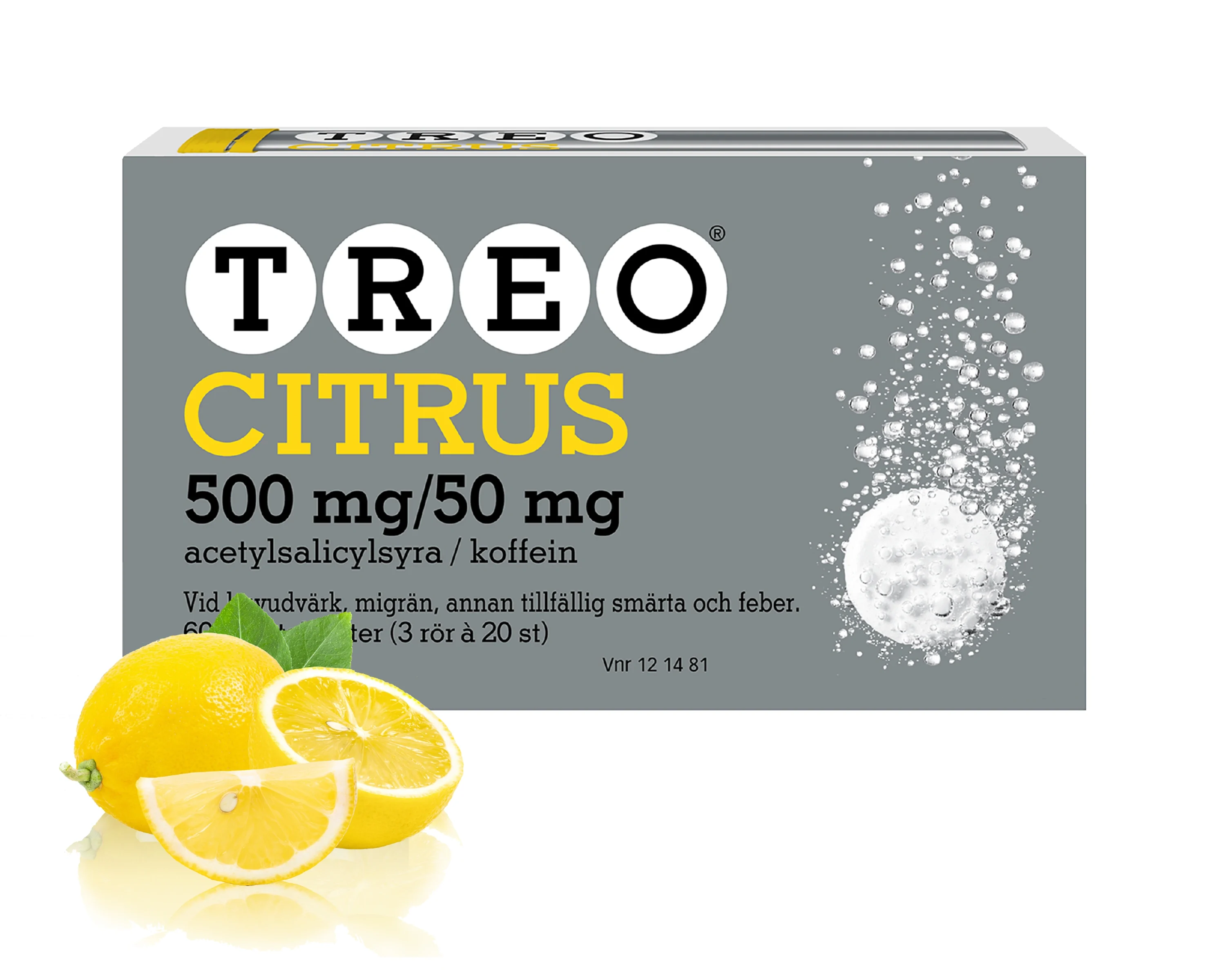 Treo Citrus brustablett 500 mg/50 mg 60 st från Treo – köp hos Apotek Hjärtat