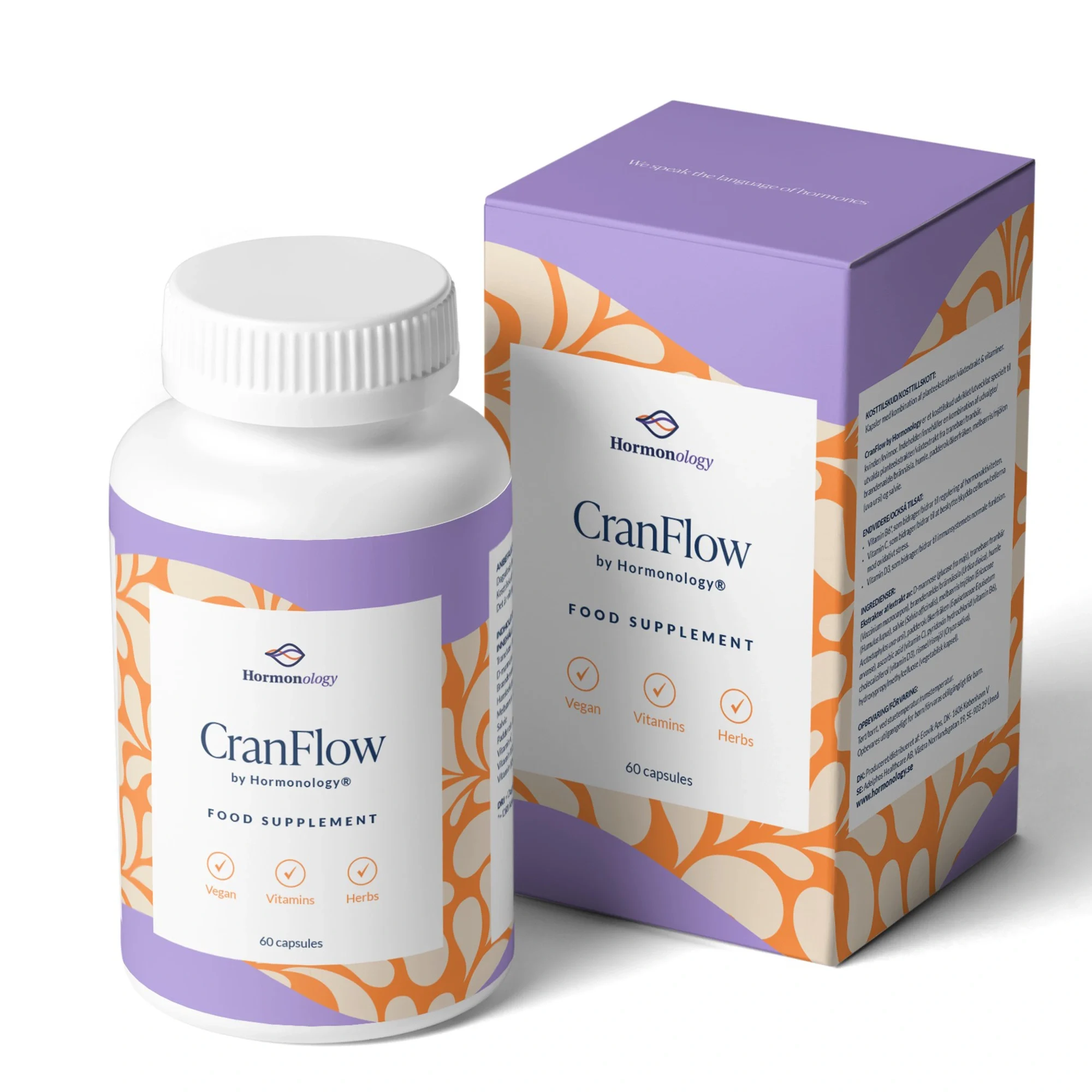 Hormonology CranFlow 60 kapslar från Hormonology – köp hos Apotek Hjärtat