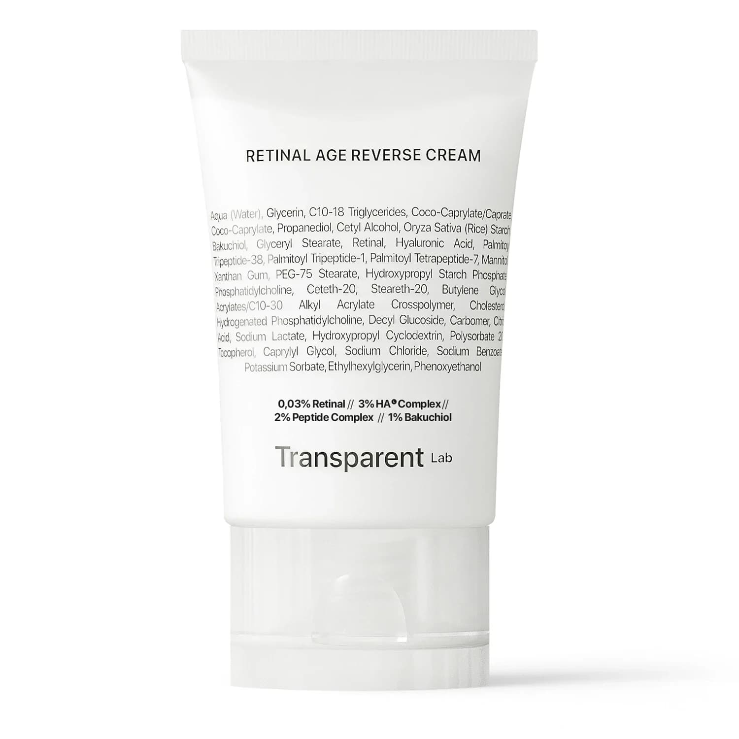 Niche Beauty Lab Transparent Lab Retinal Age Reverse Cream 30 ml från Niche Beauty Lab – köp hos Apotek Hjärtat