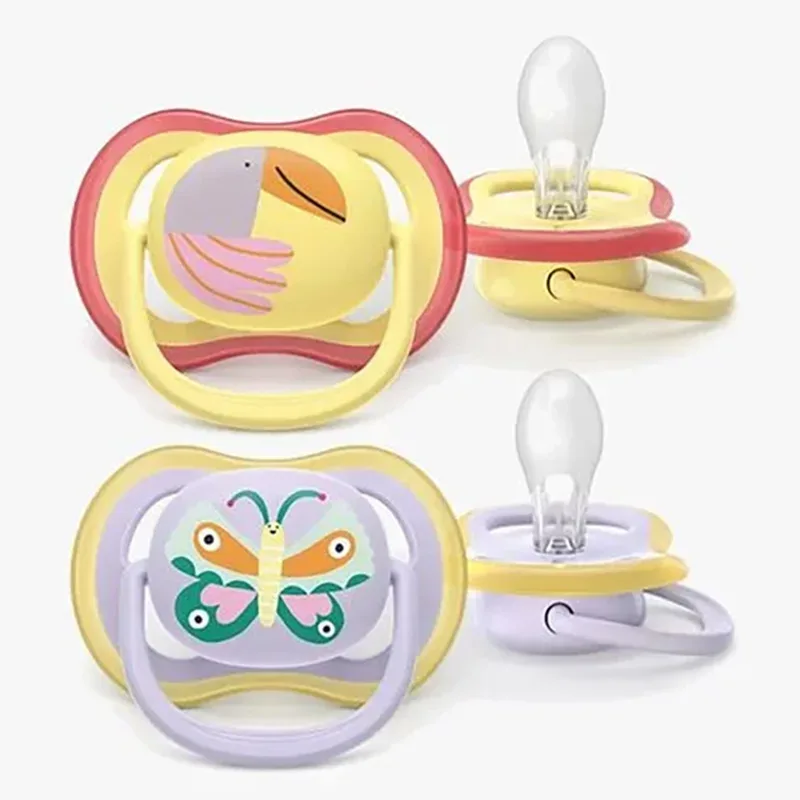 Philips Avent Ultra Air Napp 0-6 mån 2-pack Lila/Gul från Philips Avent – köp hos Apotek Hjärtat