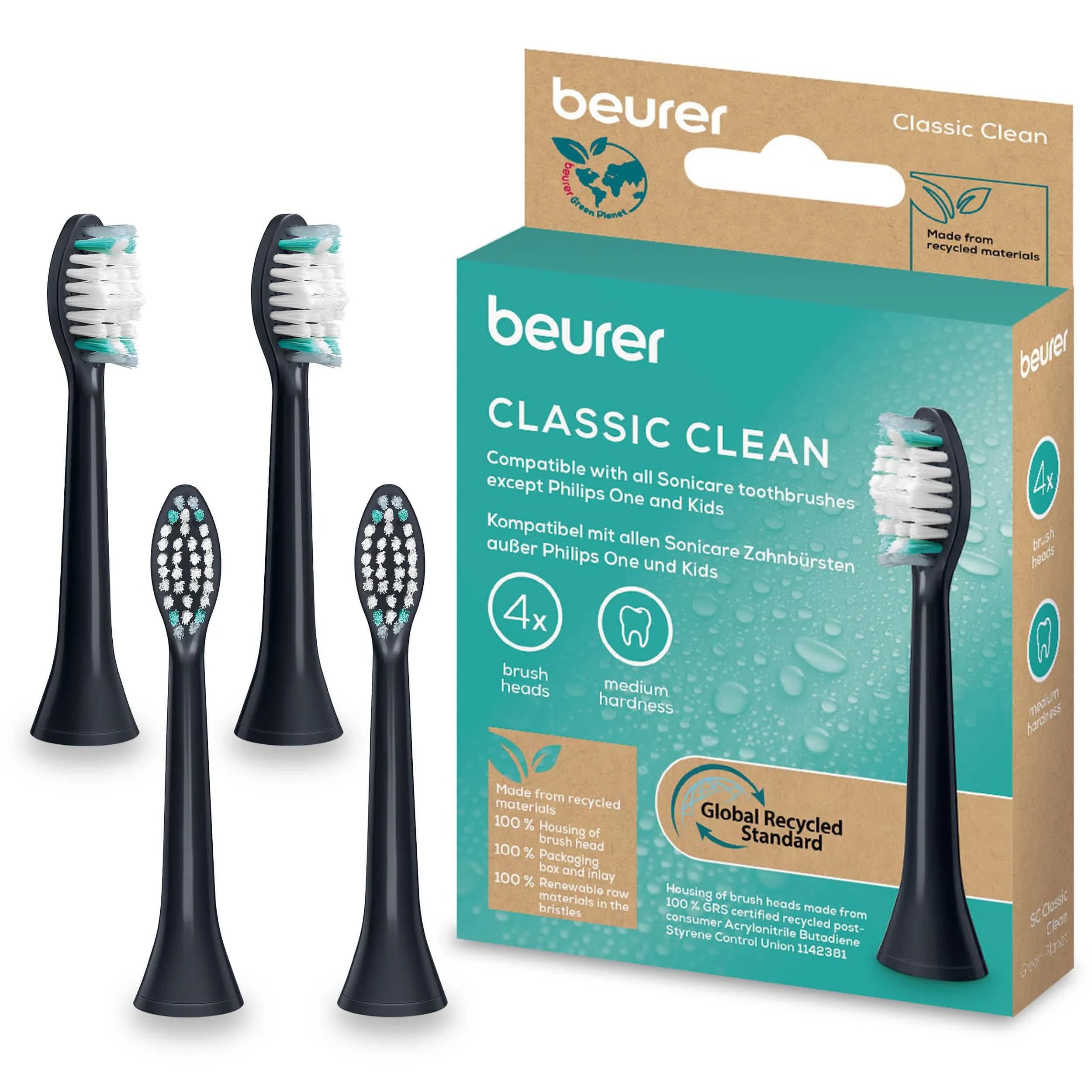 Beurer SC Classic Clean Brush Heads 4-pack från Beurer – köp hos Apotek Hjärtat