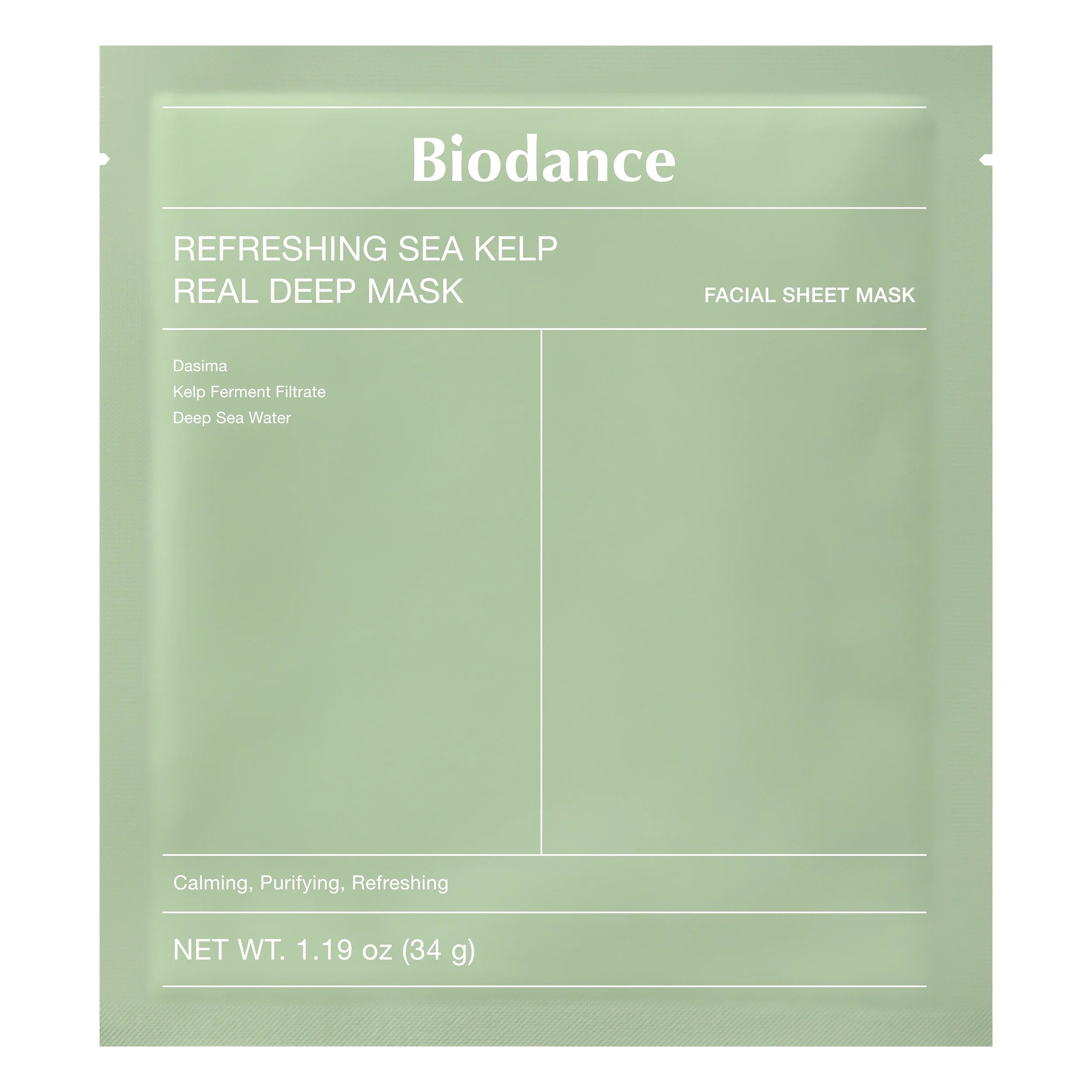 Biodance Refreshing Sea Kelp Real Deep Mask 1 st från Biodance – köp hos Apotek Hjärtat