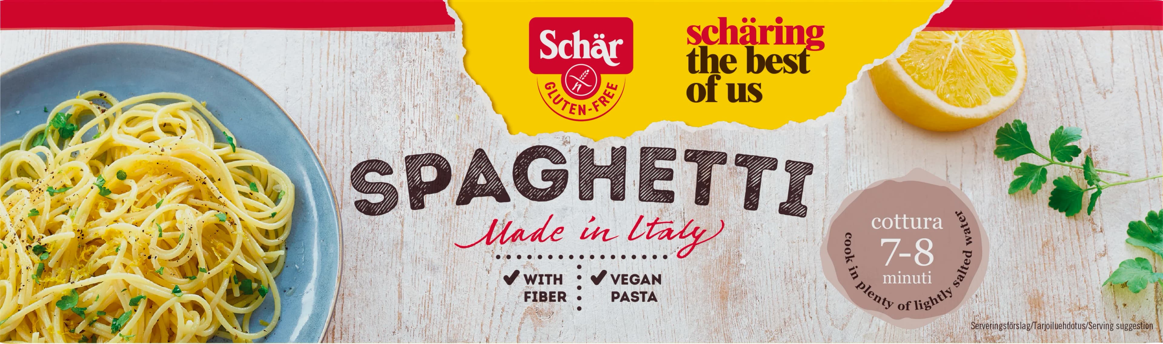 Schär Glutenfri Spaghetti 500 g från Schär – köp hos Apotek Hjärtat