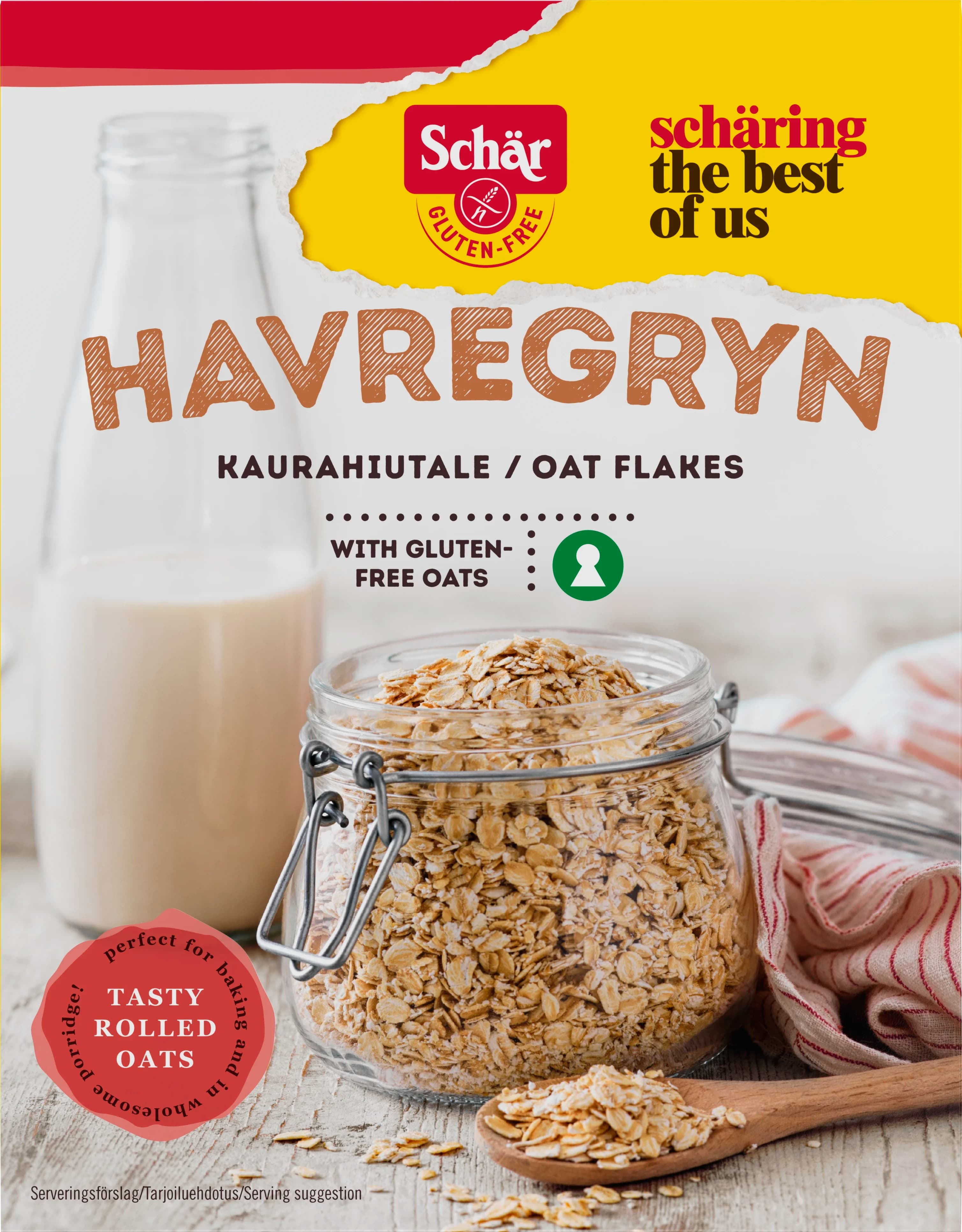 Schär Glutenfria Havregryn 500 g från Schär – köp hos Apotek Hjärtat
