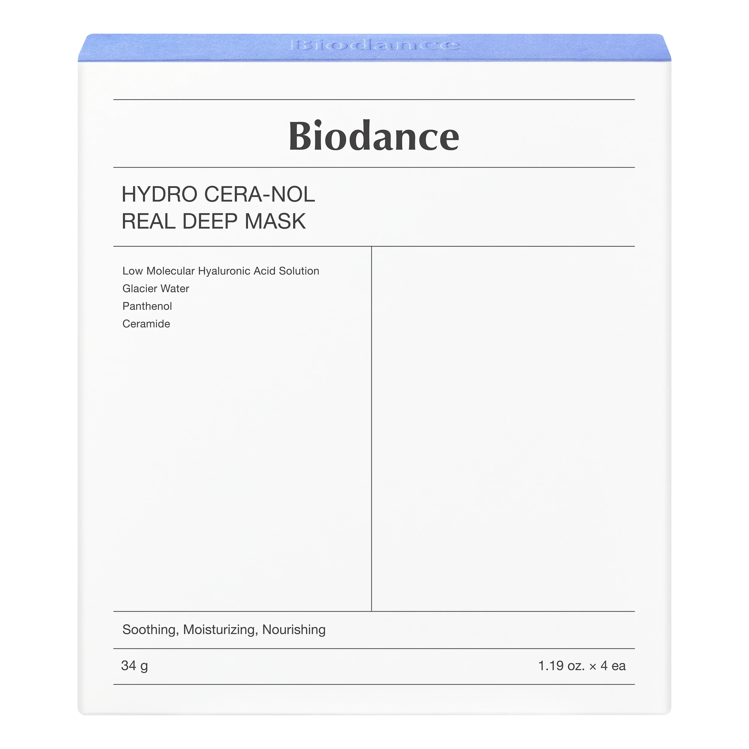 Biodance Hydro Cera-Nol Real Deep Mask 4 st från Biodance – köp hos Apotek Hjärtat