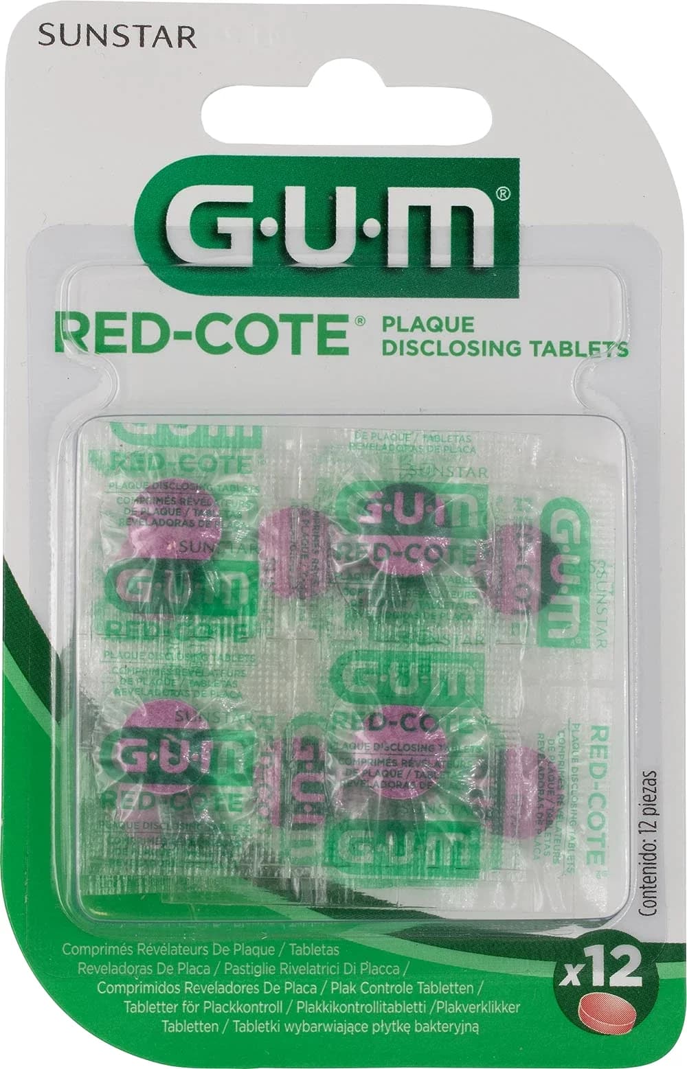 GUM Red-Cote Infärgningstabletter 12 st från GUM – köp hos Apotek Hjärtat