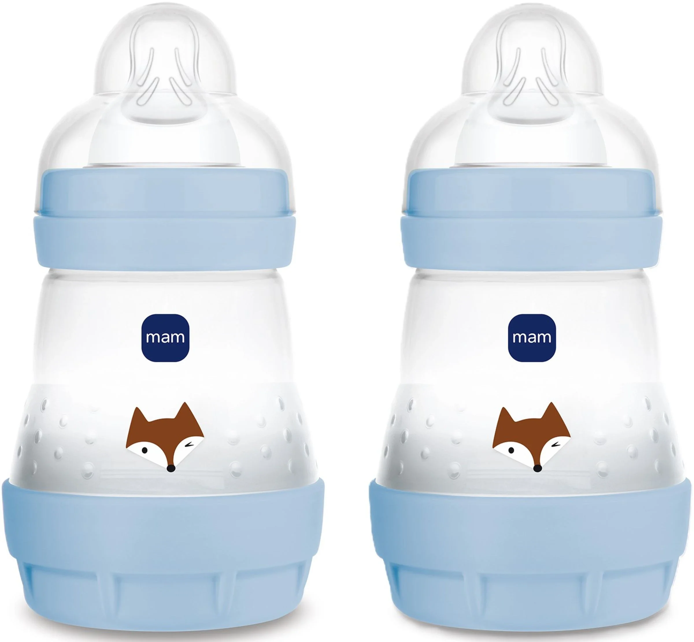 MAM Easy Start Anti-Colic Nappflaska Blue 160 ml 2-pack från MAM – köp hos Apotek Hjärtat