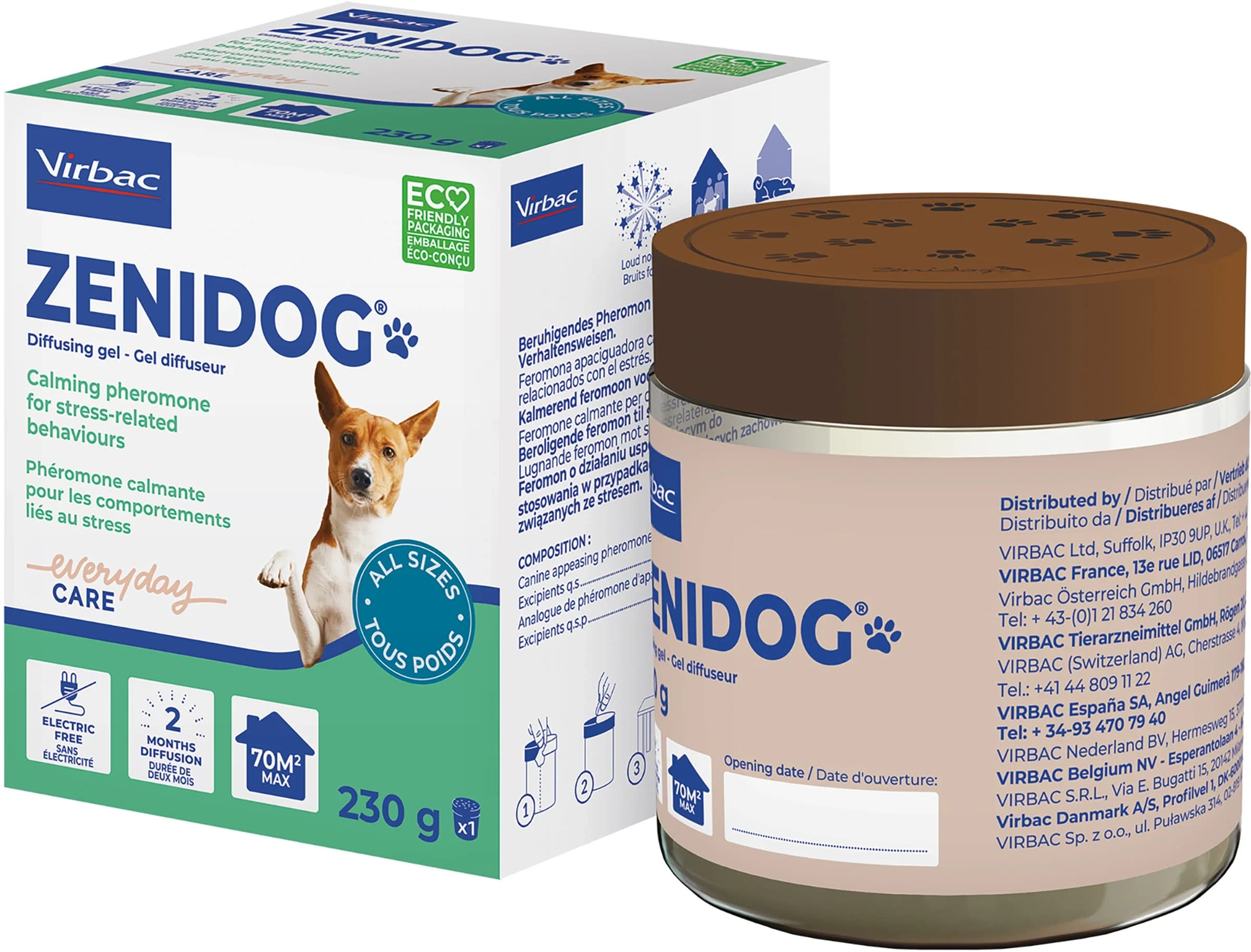Virbac Zenidog Calming Pheromone Gel Diffuser for Dogs 230 g från Virbac – köp hos Apotek Hjärtat
