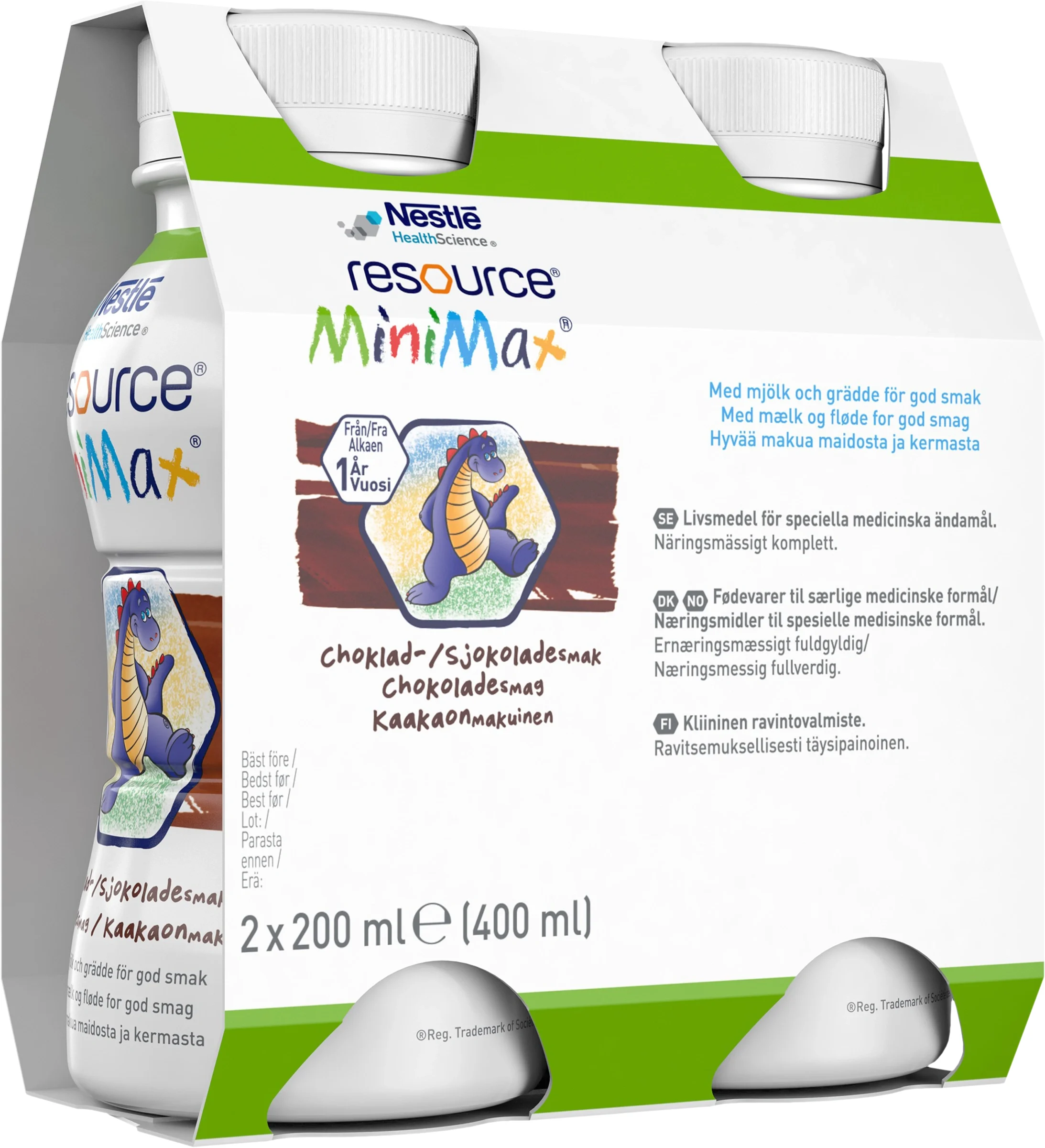 Resource MiniMax Choklad 2x200 ml från Resource – köp hos Apotek Hjärtat