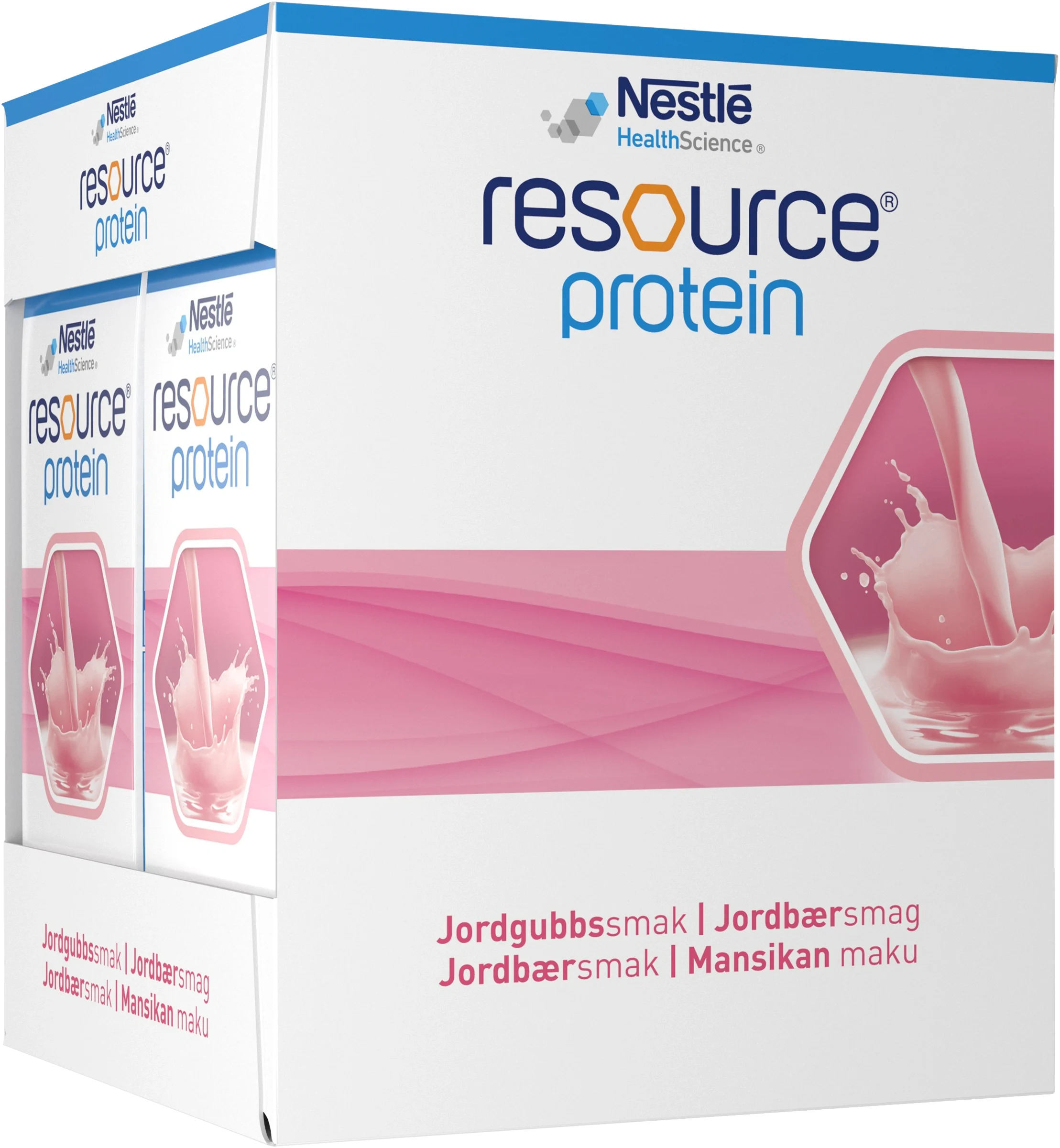 Resource Protein Jordgubb 4x200 ml från Resource – köp hos Apotek Hjärtat