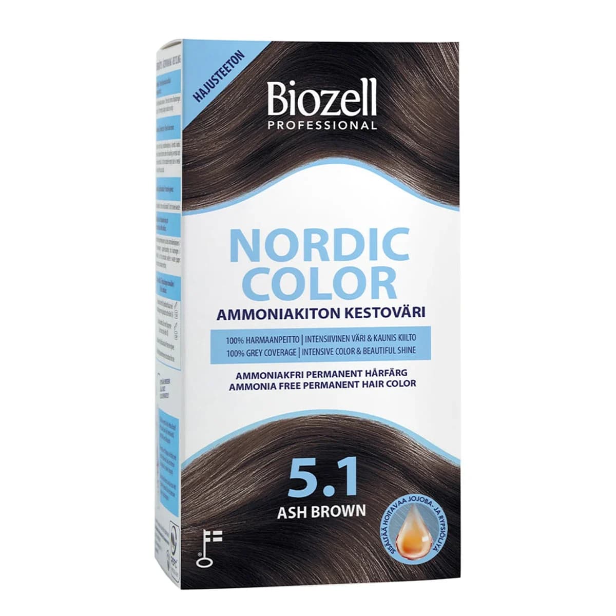 Biozell Professional Nordic Color 5.1 Ash Brown från Biozell – köp hos Apotek Hjärtat