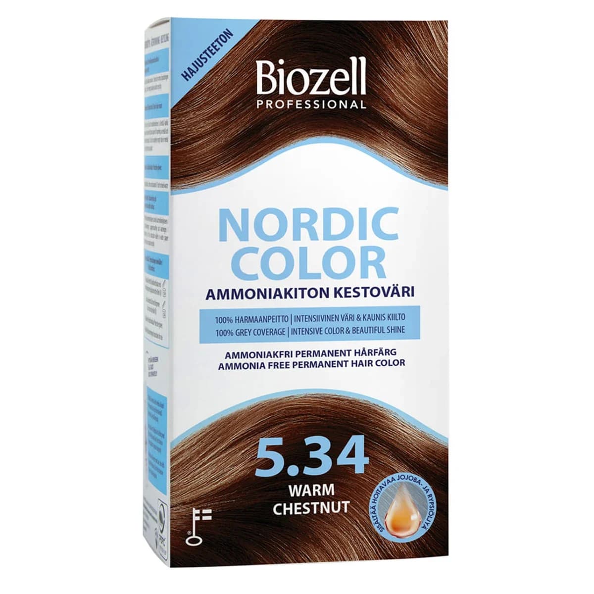 Biozell Professional Nordic Color 5.34 Warm Chestnut från Biozell – köp hos Apotek Hjärtat