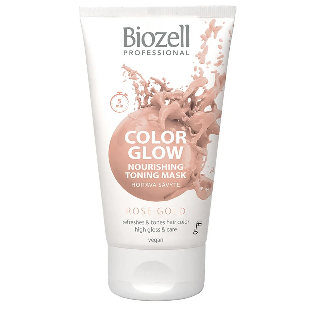 Biozell Color Glow Nourishing Toning Mask 150 ml Rose Gold från Biozell – köp hos Apotek Hjärtat