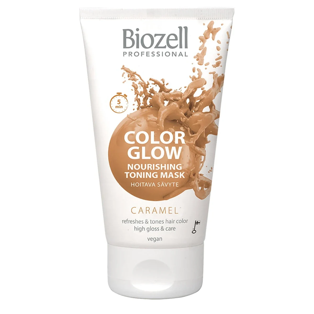 Biozell Color Glow Nourishing Toning Mask 150 ml Caramel från Biozell – köp hos Apotek Hjärtat