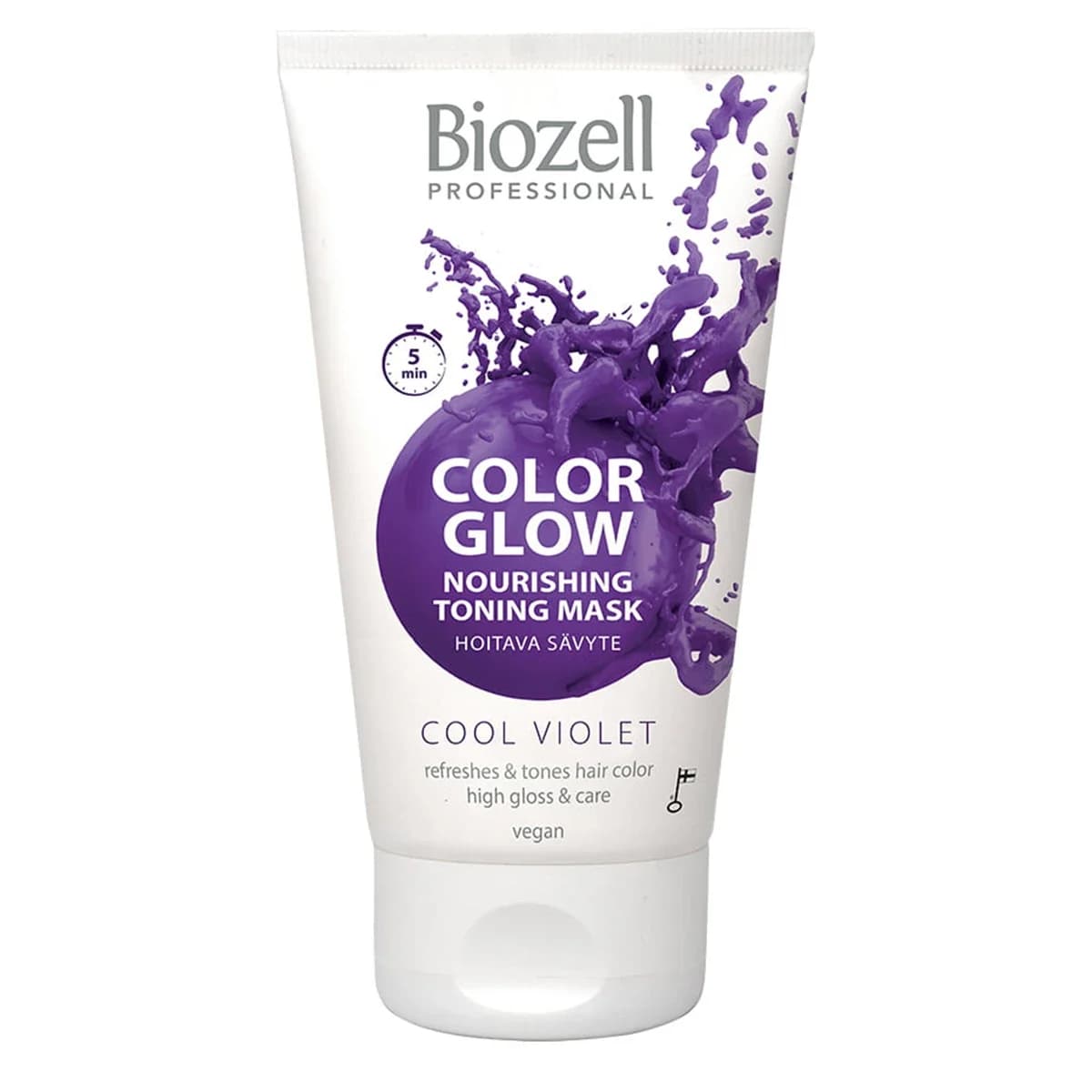 Biozell Color Glow Nourishing Toning Mask 150 ml Cool Violet från Biozell – köp hos Apotek Hjärtat