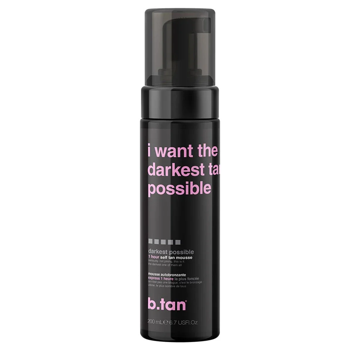 b.tan I Want The Darkest Tan Possible Self Tan Mousse 200 ml från b.tan – köp hos Apotek Hjärtat