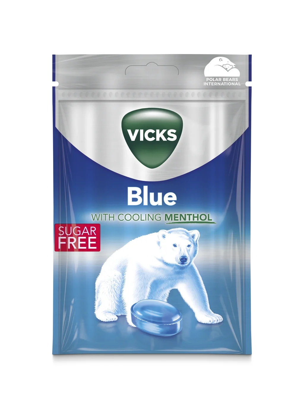 Vicks Blue With Cooling Menthol Sugar Free 72gx20 från Vicks – köp hos Apotek Hjärtat