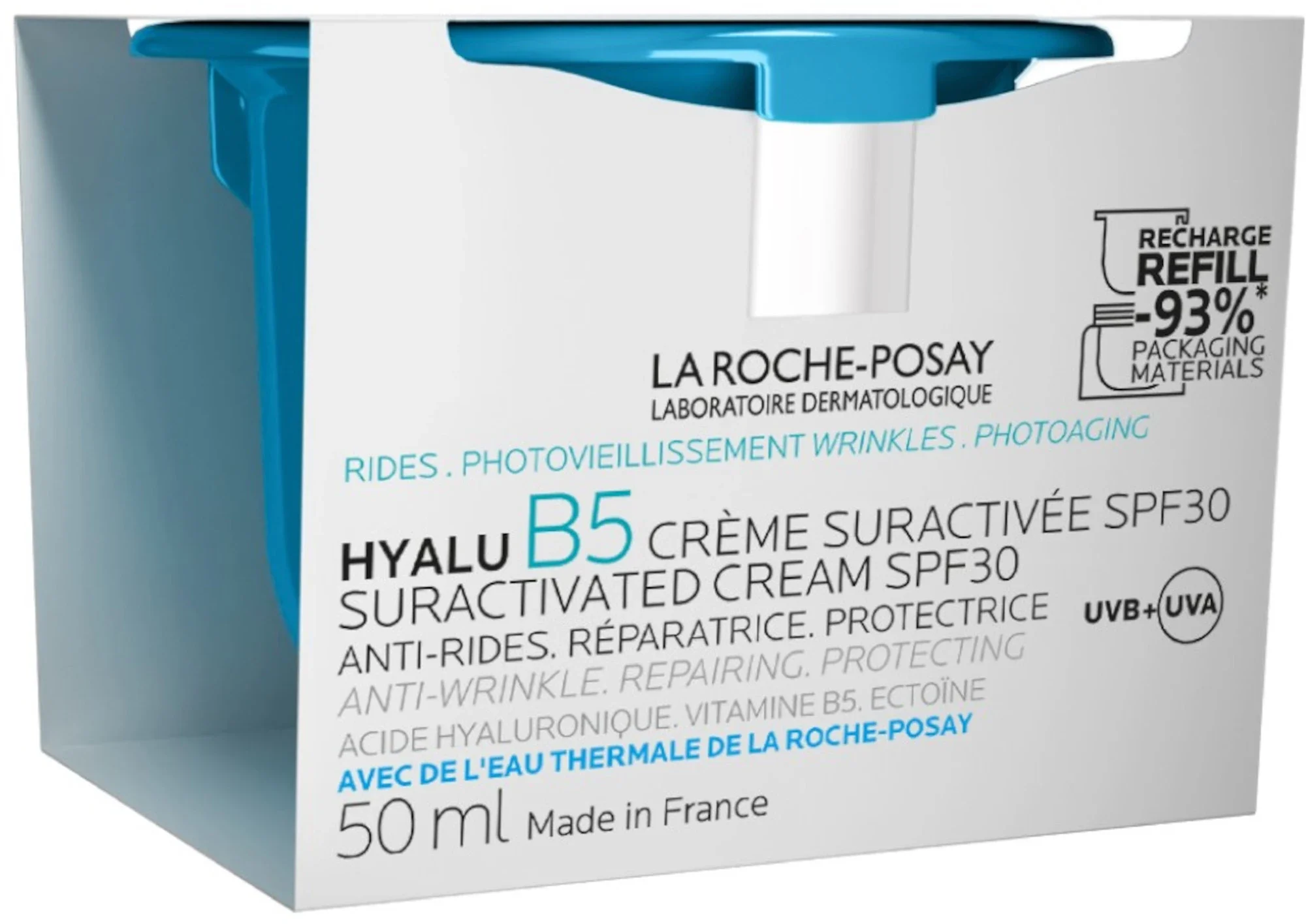 La Roche-Posay Refill Hyalu B5 Suractivated Cream SPF30 50 ml från La Roche-Posay – köp hos Apotek Hjärtat
