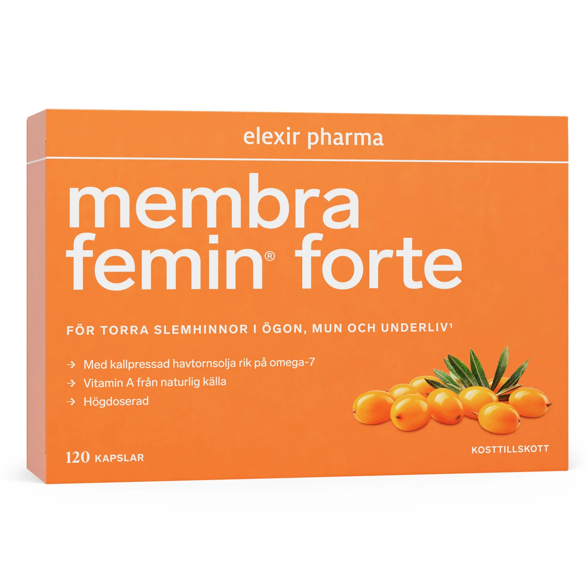 Elexir Pharma Membra Femin Forte 120 kapslar från Elexir Pharma – köp hos Apotek Hjärtat