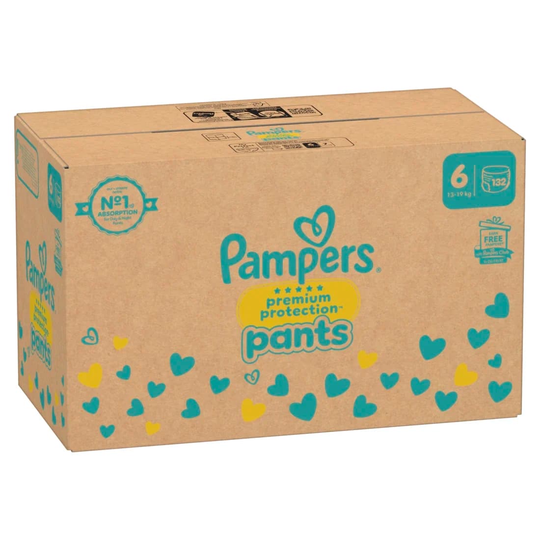 Pampers Premium Protection Byxblöjor 6 13-19kg 132st från Pampers – köp hos Apotek Hjärtat