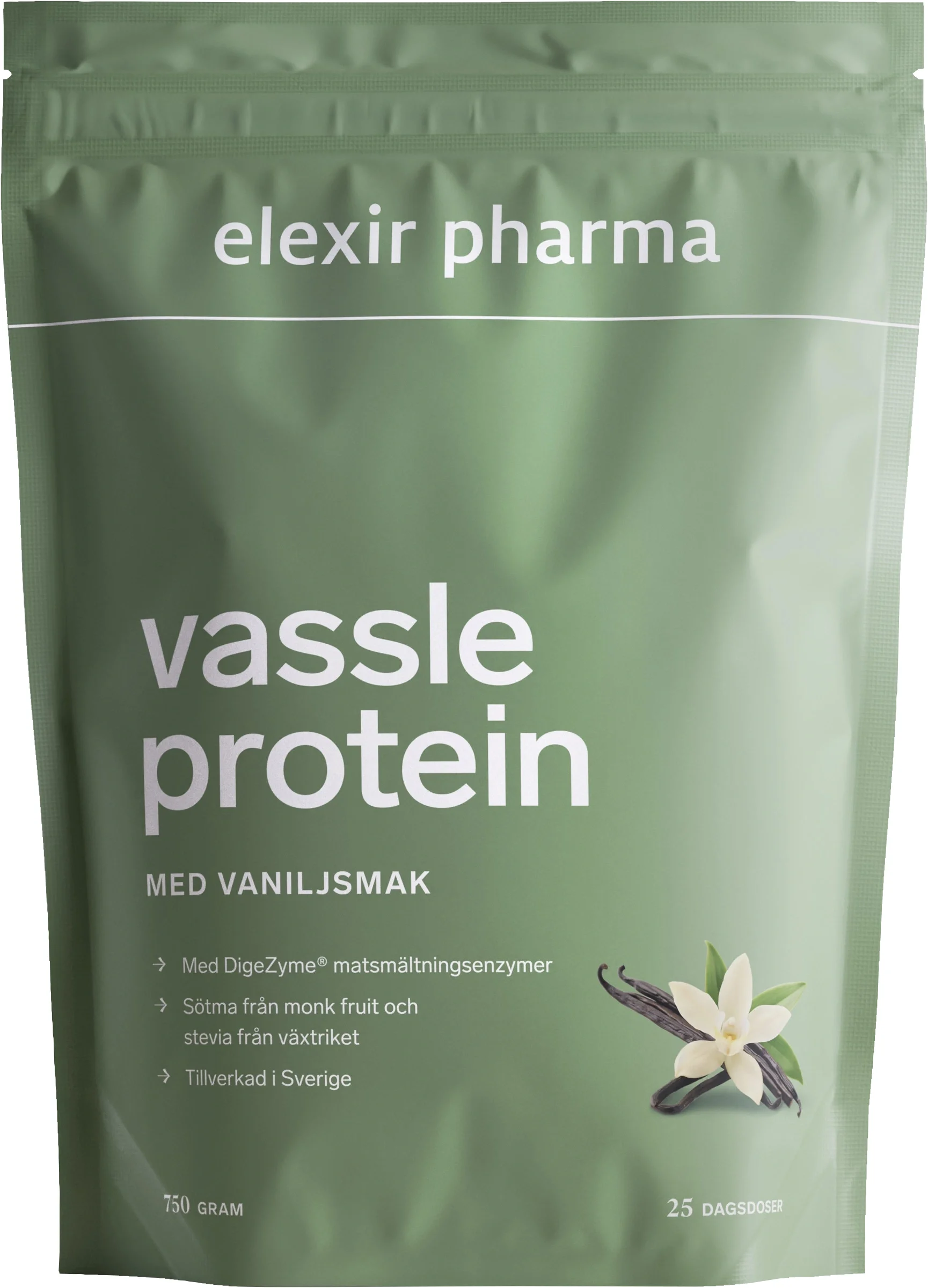 Elexir Pharma Vassleprotein Vanilj 750 g från Elexir Pharma – köp hos Apotek Hjärtat