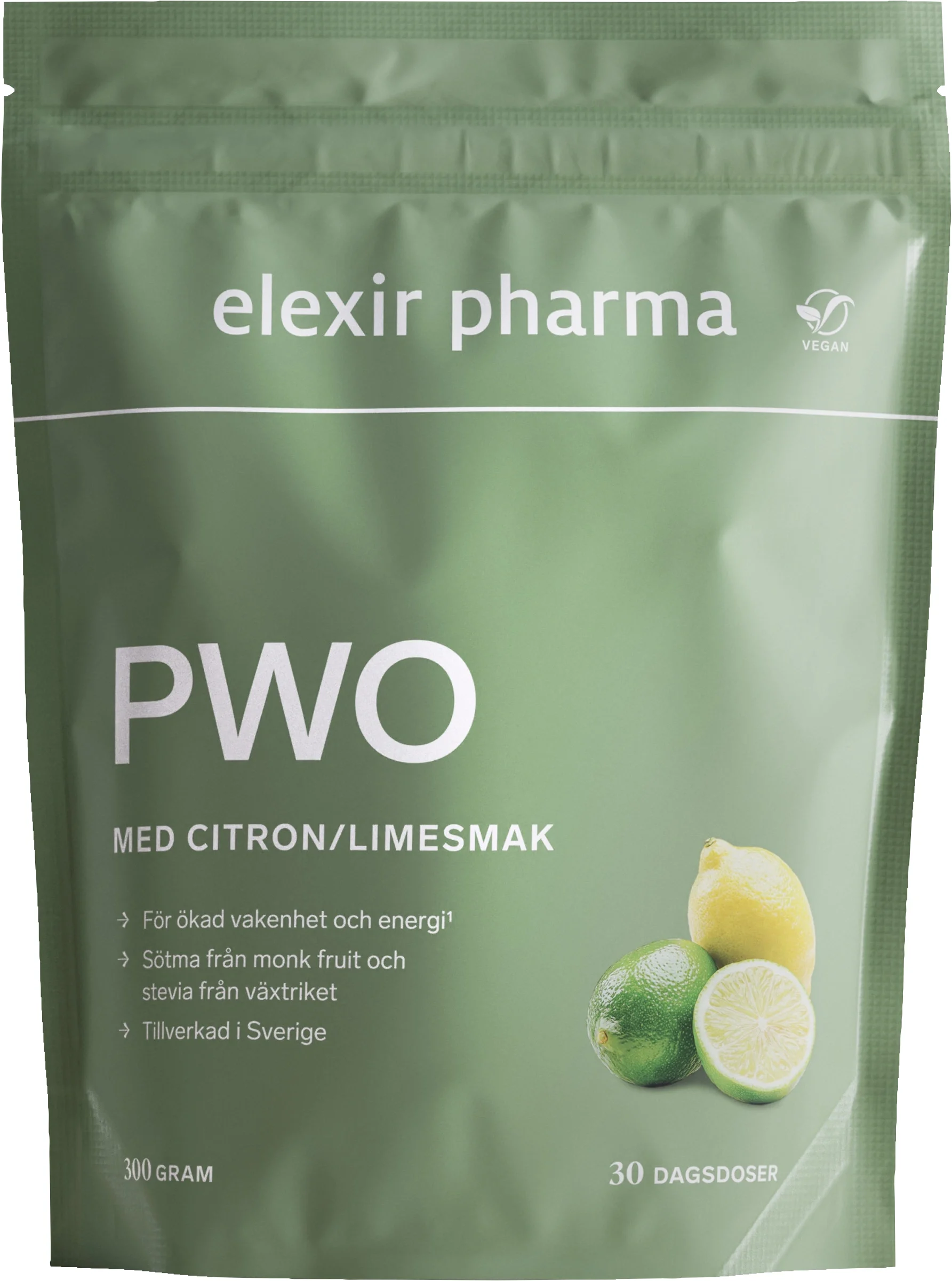 Elexir Pharma PWO Citron/Lime 300 g från Elexir Pharma – köp hos Apotek Hjärtat