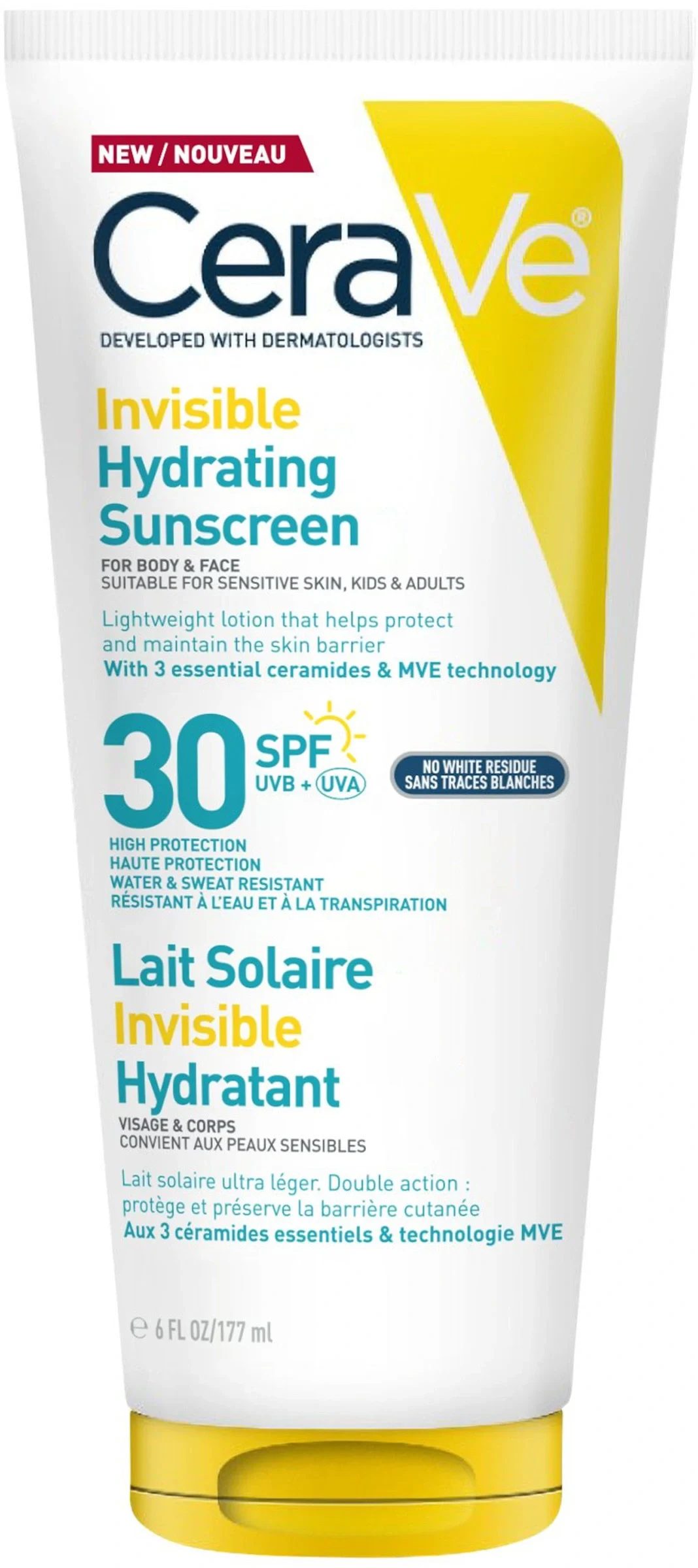 CeraVe Invisible Hydrating Sunscreen SPF30 177ml från CeraVe – köp hos Apotek Hjärtat