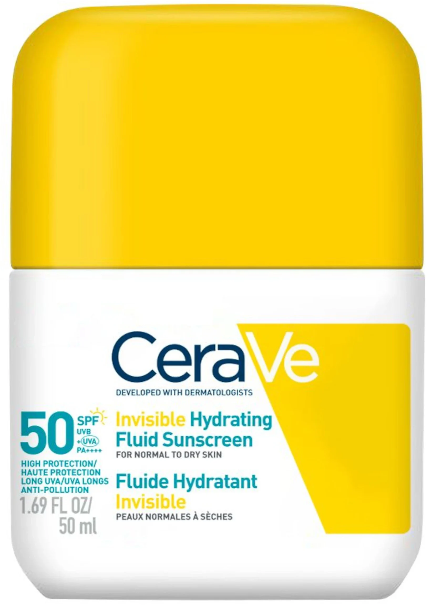 CeraVe Invisible Hydrating Fluid Sunscreen Face SPF50 50ml från CeraVe – köp hos Apotek Hjärtat