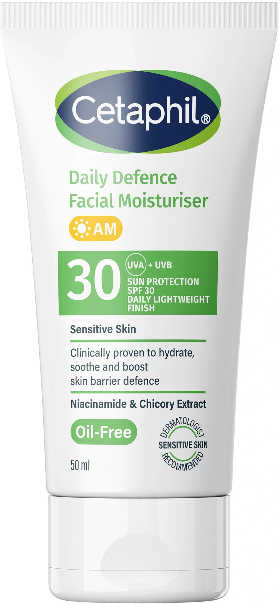 Cetaphil Daily Defence Facial Moisturiser SPF 30 50ml från Cetaphil – köp hos Apotek Hjärtat
