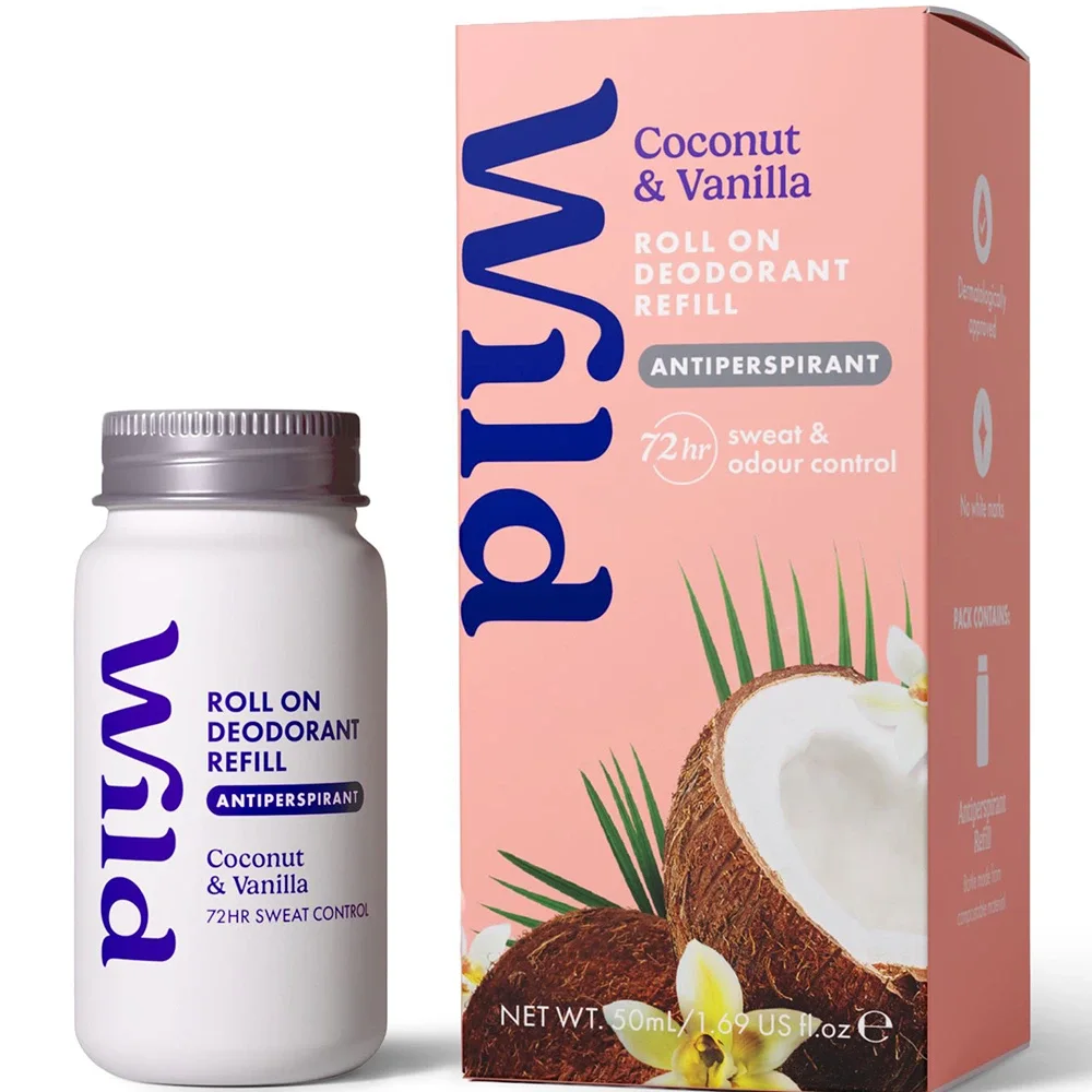 Wild Antiperspirant Roll On Refill Coconut Vanilla 50 ml från Wild – köp hos Apotek Hjärtat