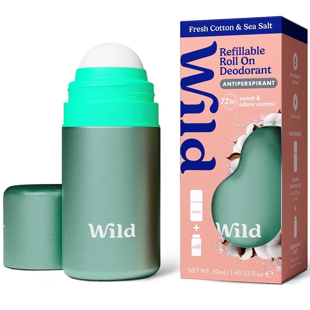 Wild Roll On Antiperspirant Aqua Case Fresh Cotton Sea Salt 50 ml från Wild – köp hos Apotek Hjärtat