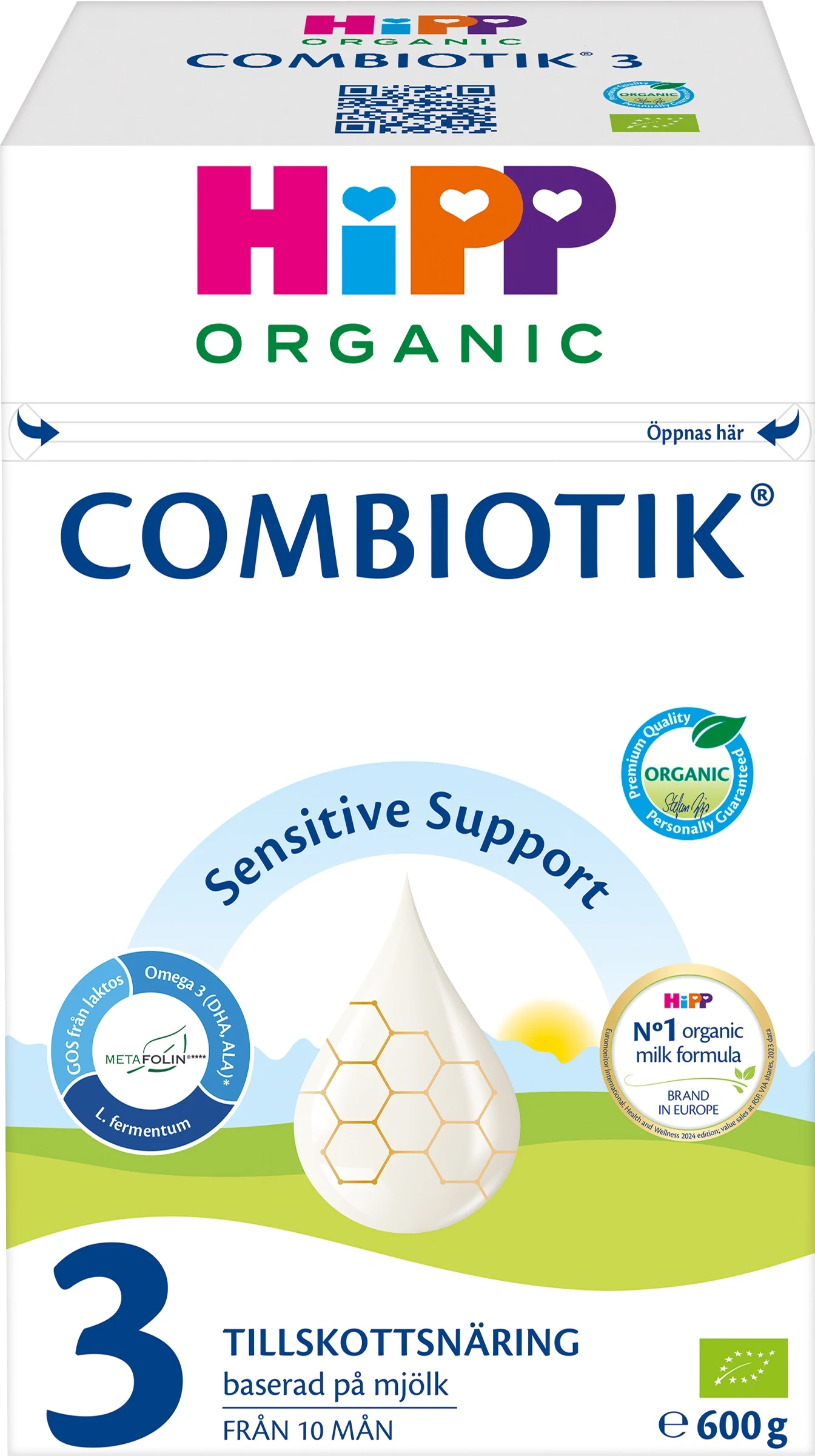 HiPP Combiotik 3 Tillskottsnäring Pulver 600 g från HiPP – köp hos Apotek Hjärtat