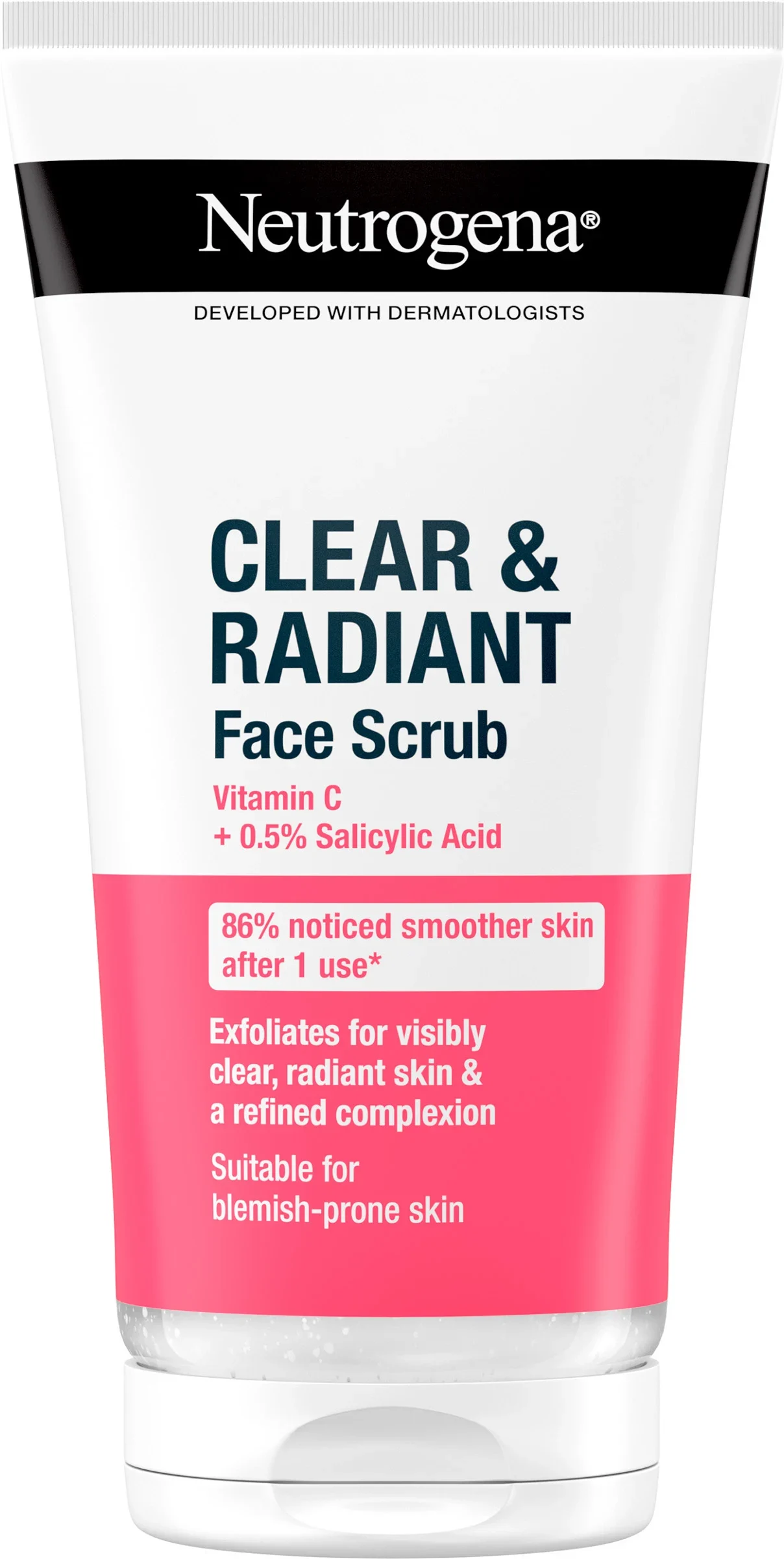 Neutrogena Clear & Radiant Face Scrub 150 ml från Neutrogena – köp hos Apotek Hjärtat