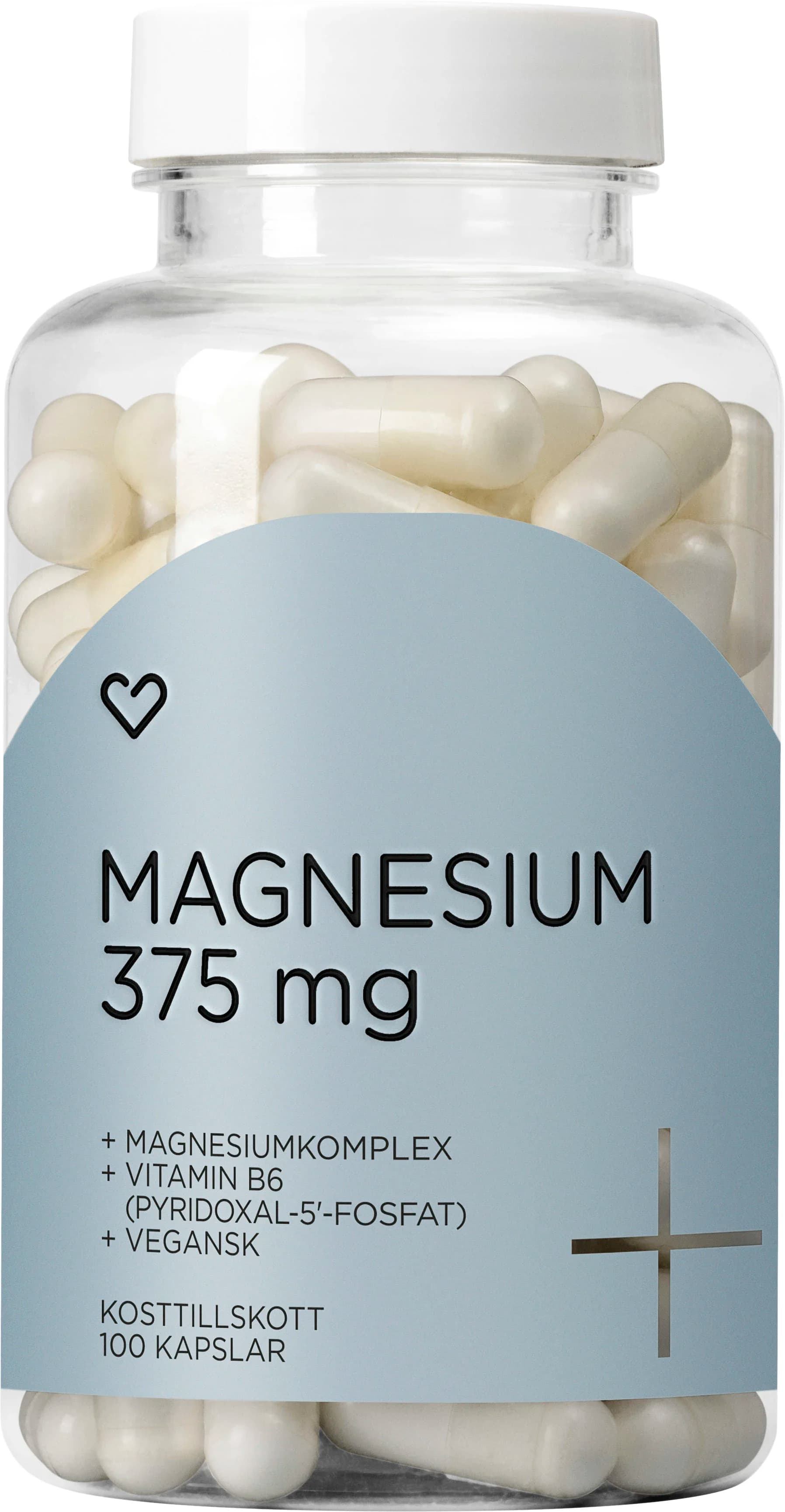 Hjärtats+ Magnesium 375mg Kapsel 100st från Hjärtats – köp hos Apotek Hjärtat