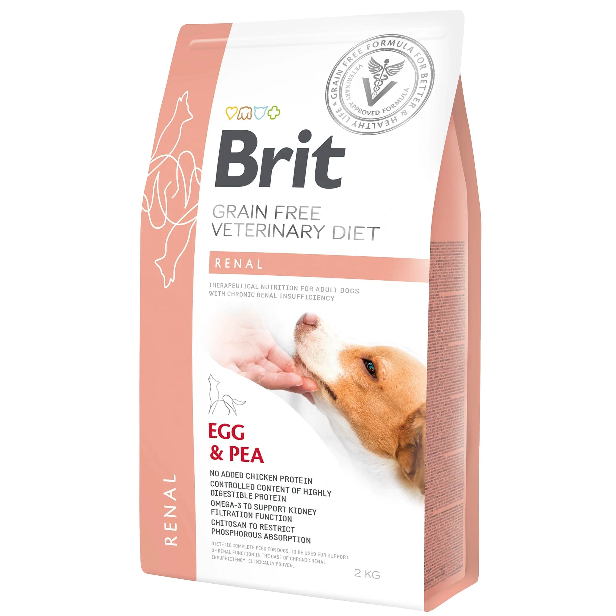 Brit Grain-Free Veterinary Diet Dog Renal 2 kg från Brit Veterinary Diet – köp hos Apotek Hjärtat