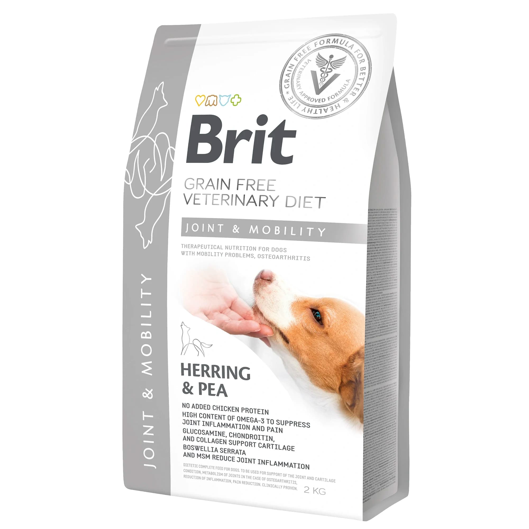 Brit Grain-Free Veterinary Diet Dog Mobility 2 kg från Brit Veterinary Diet – köp hos Apotek Hjärtat