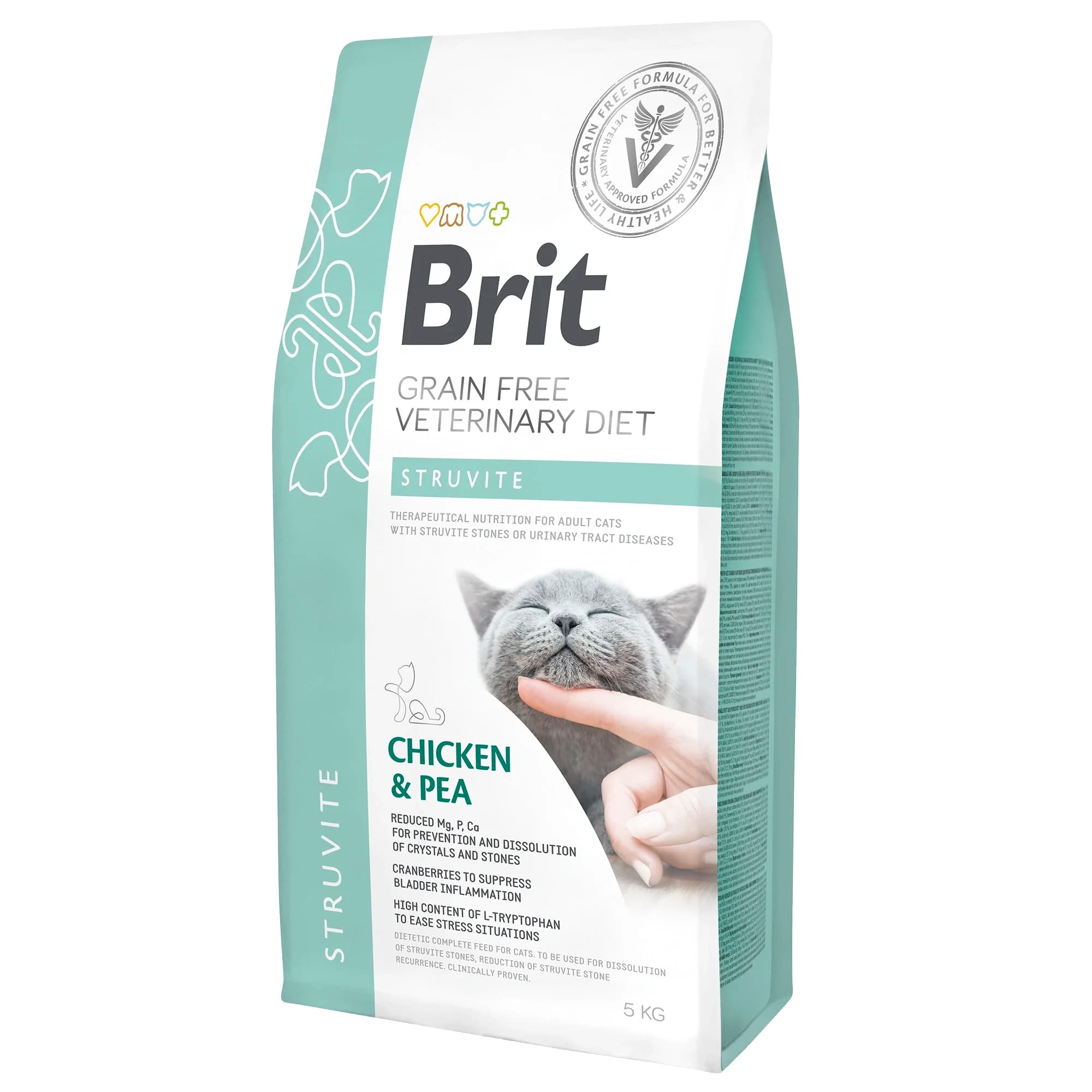 Brit Grain-Free Veterinary Diet Cat Struvite 5 kg från Brit Veterinary Diet – köp hos Apotek Hjärtat
