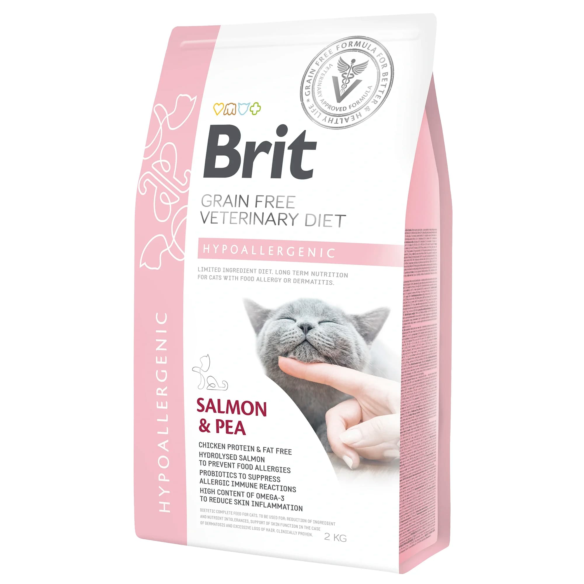 Brit Grain-Free Veterinary Diet Cat Hypoallergenic 2 kg från Brit Veterinary Diet – köp hos Apotek Hjärtat