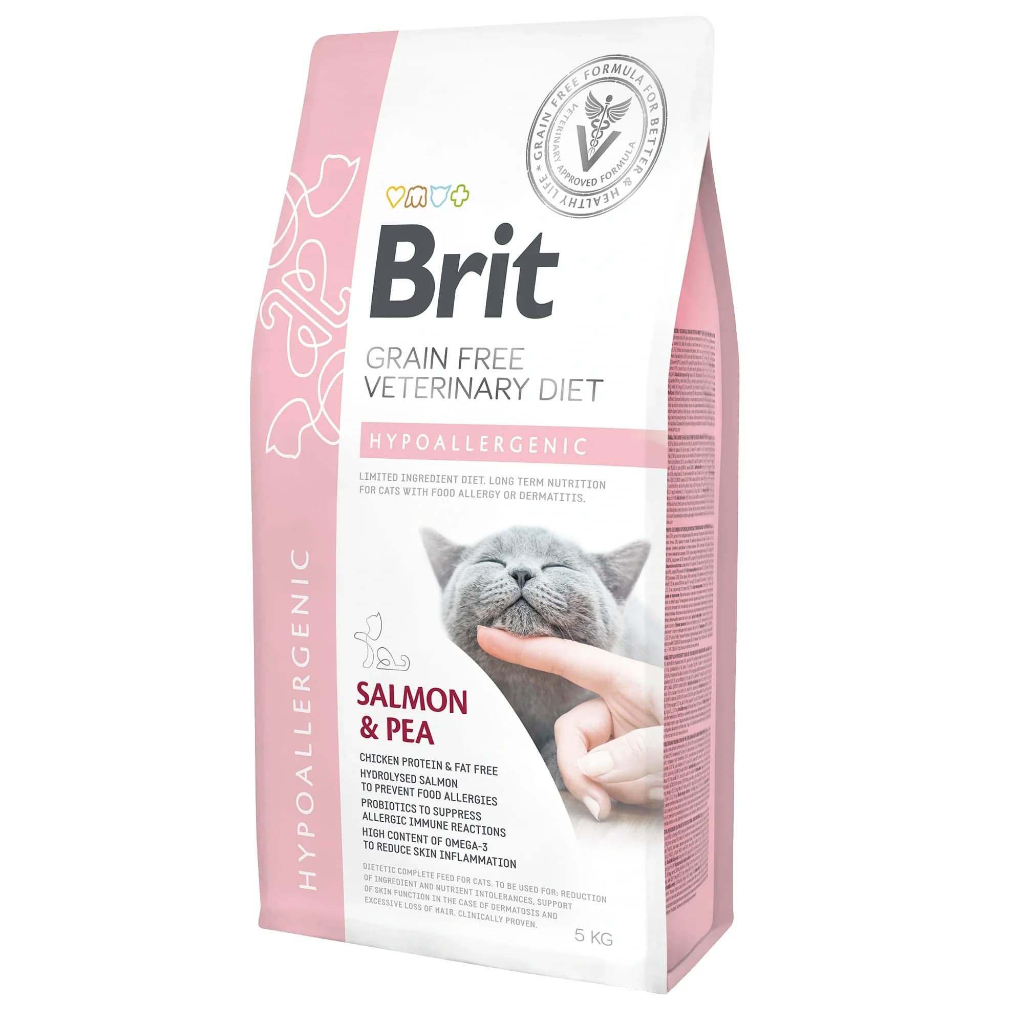 Brit Grain-Free Veterinary Diet Cat Hypoallergenic 5 kg från Brit Veterinary Diet – köp hos Apotek Hjärtat