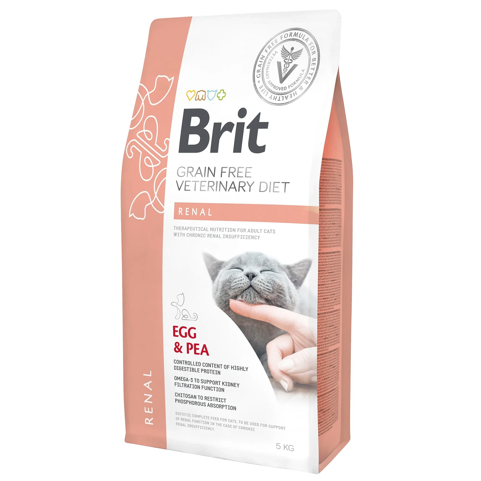 Brit Grain-Free Veterinary Diet Cat Renal 5 kg från Brit Veterinary Diet – köp hos Apotek Hjärtat