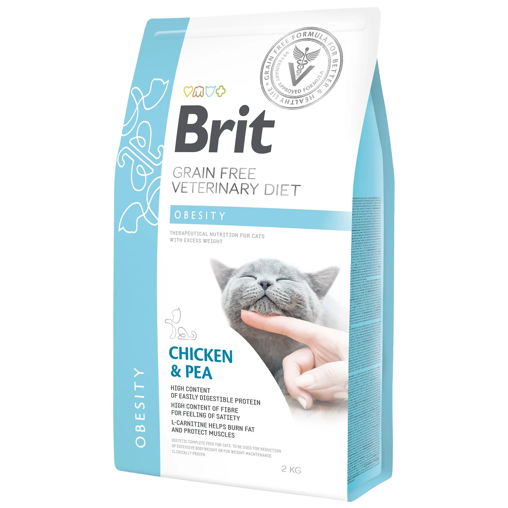 Brit Grain-Free Veterinary Diet Cat Obesity 2 kg från Brit Veterinary Diet – köp hos Apotek Hjärtat