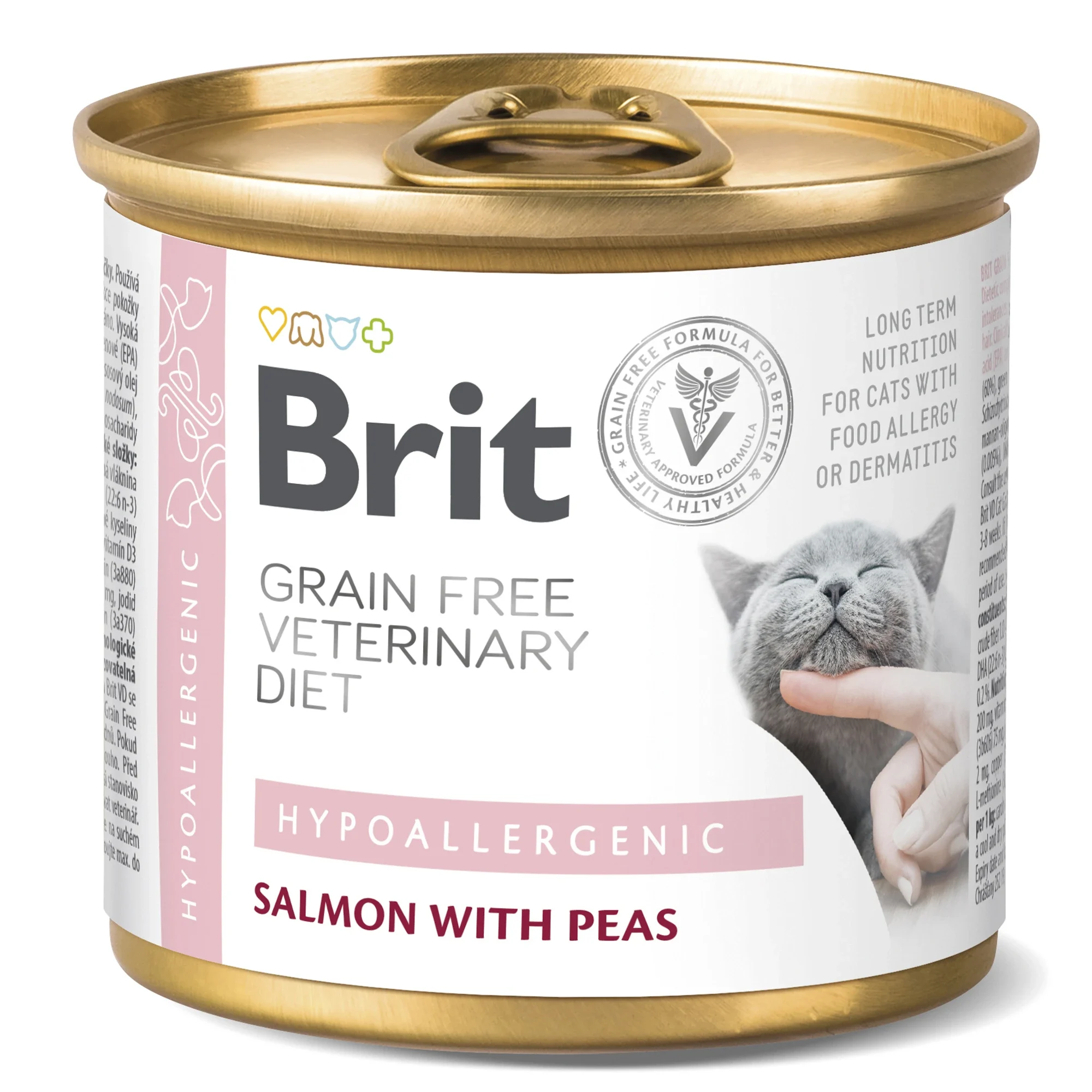 Brit Grain-Free Veterinary Diet Cat Hypoallergenic Can 200 g från Brit Veterinary Diet – köp hos Apotek Hjärtat