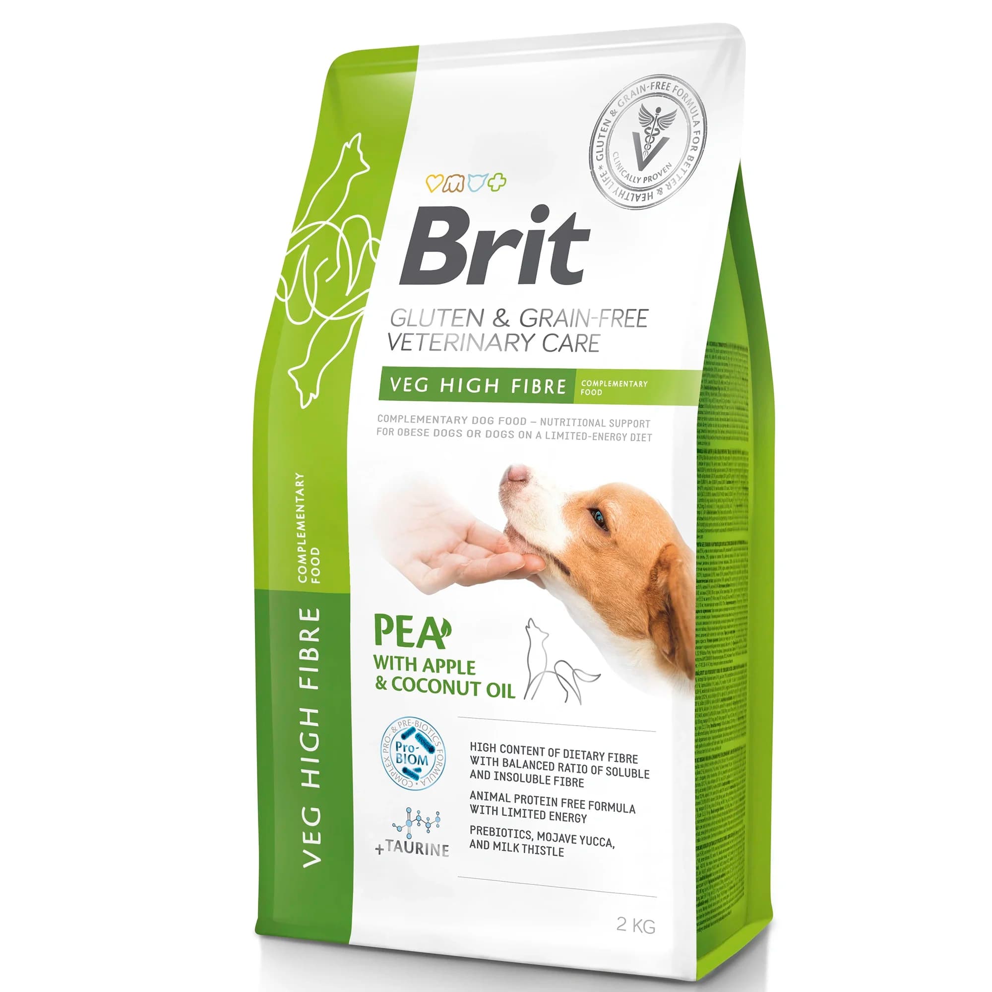 Brit Gluten & Grain-Free Veterinary Diet Dog Veg High Fibre 2 kg från Brit Veterinary Diet – köp hos Apotek Hjärtat