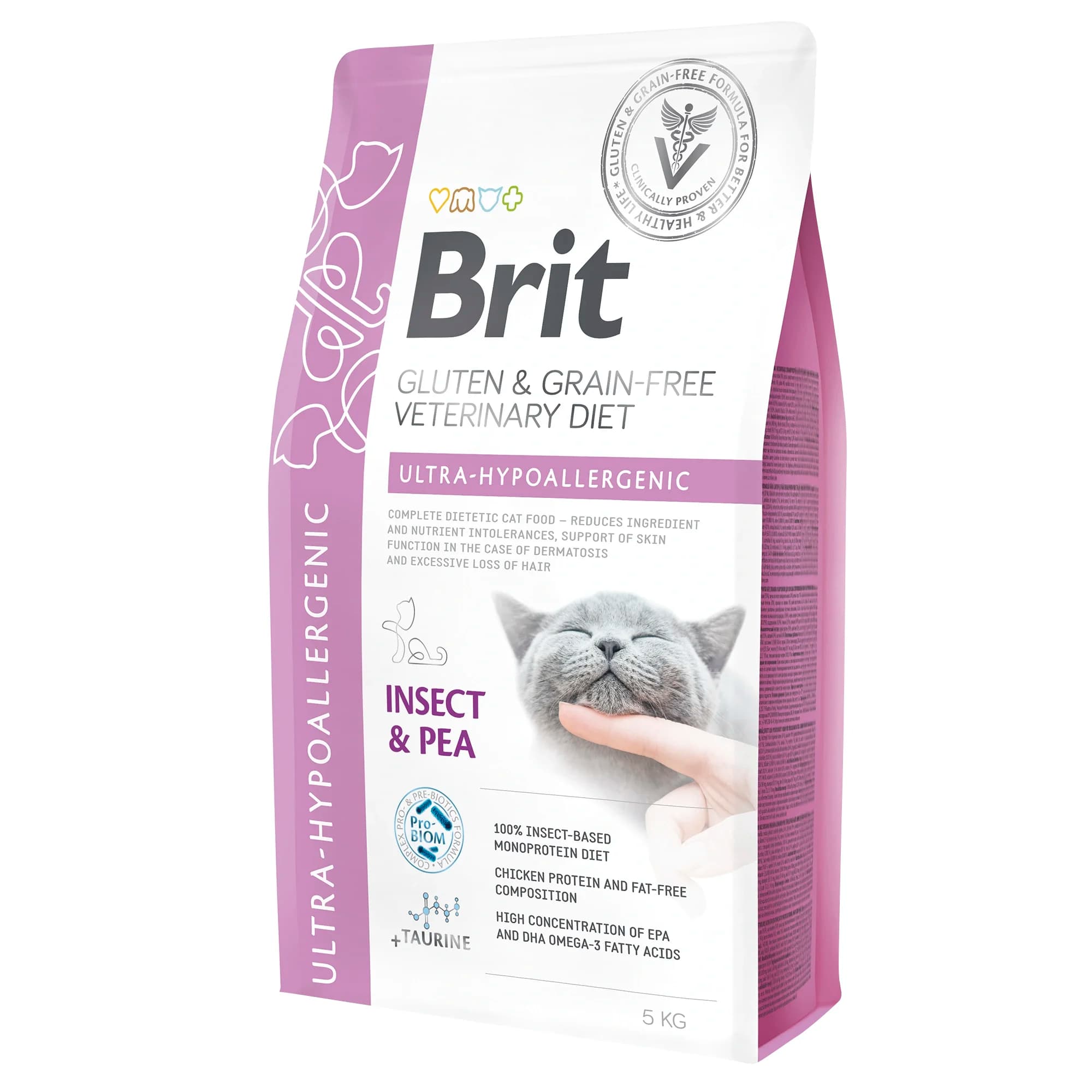 Brit Gluten & Grain-Free Veterinary Diet Cat Ultra-Hypoallergenic 5 kg från Brit Veterinary Diet – köp hos Apotek Hjärtat