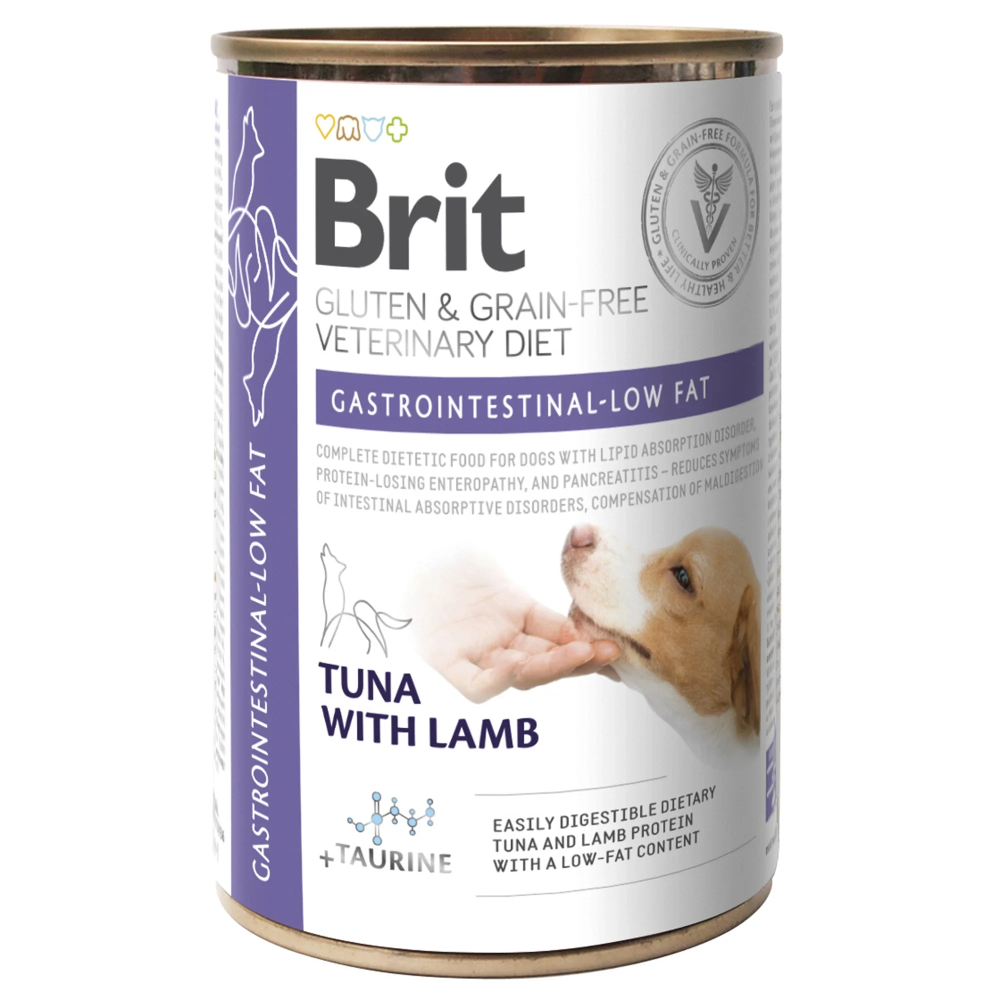 Brit Gluten & Grain-Free Veterinary Diet Dog Gastrointestinal Low fat Can 400 g från Brit Veterinary Diet – köp hos Apotek Hjärtat