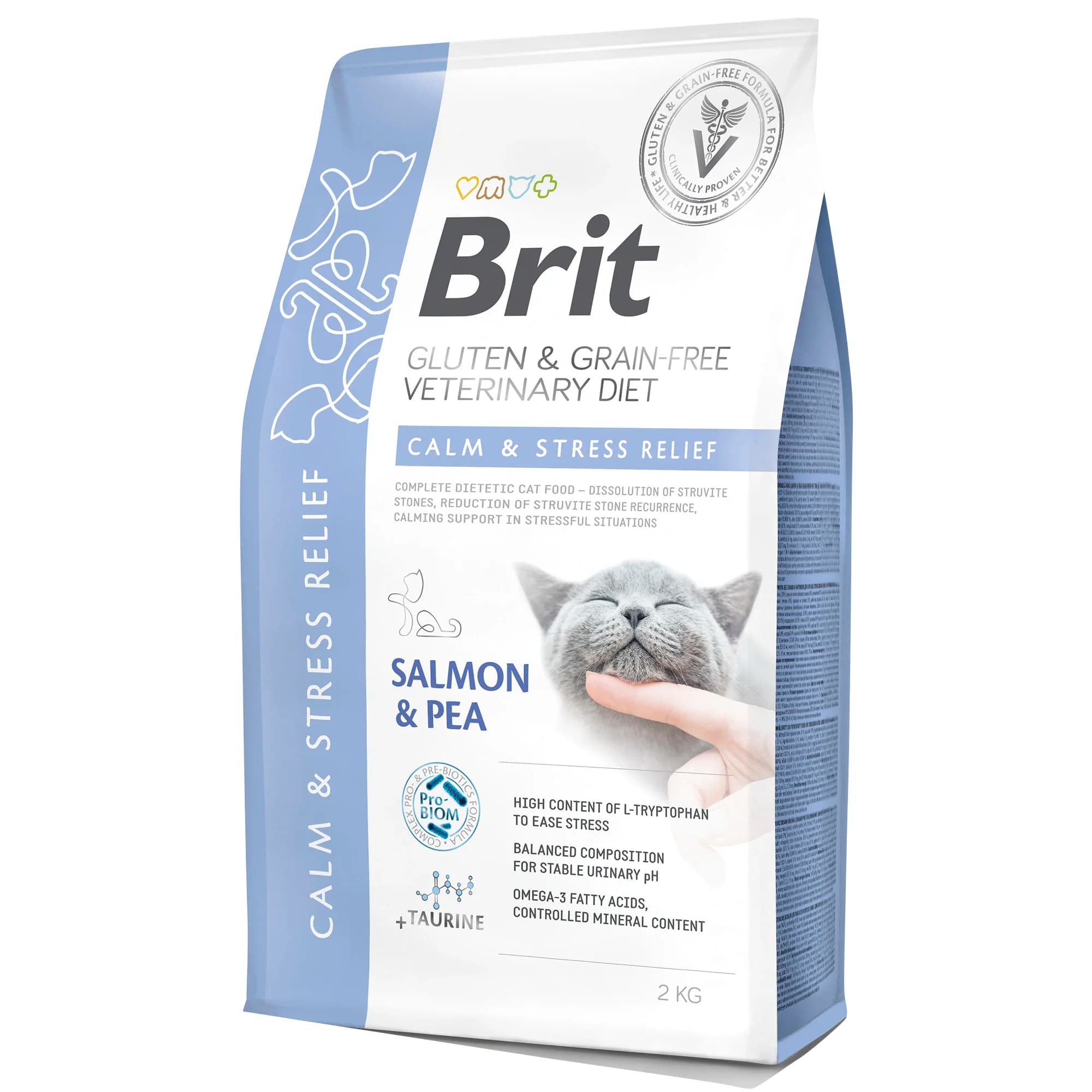 Brit Gluten & Grain-Free Veterinary Diet Cat Calm & Stress Relief 2 kg från Brit Veterinary Diet – köp hos Apotek Hjärtat