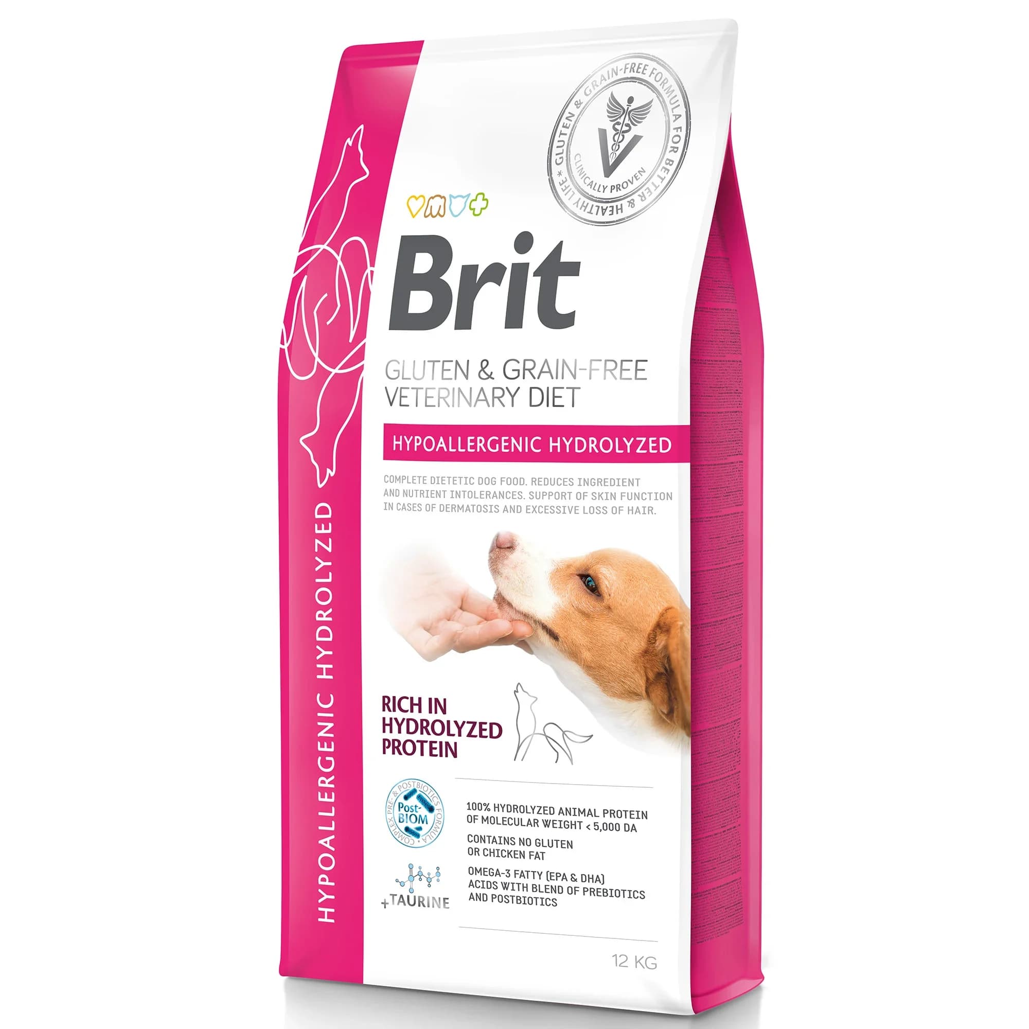 Brit Gluten & Grain-Free Veterinary Diet Dog Hypoallergenic Hydrolyzed 12 kg från Brit Veterinary Diet – köp hos Apotek Hjärtat