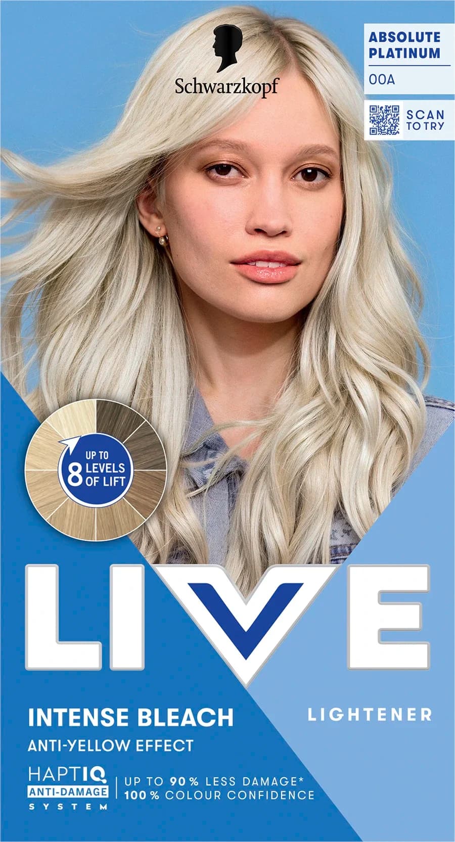 Schwarzkopf LIVE Intense Bleach 00A Absolute Platinum från Schwarzkopf – köp hos Apotek Hjärtat